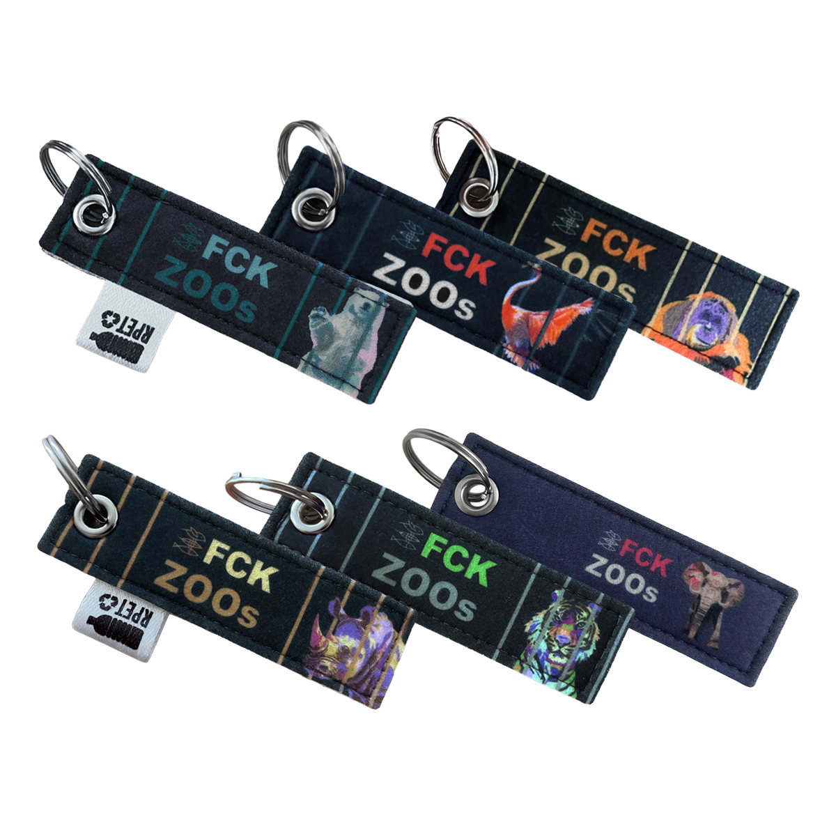 Schlüsselanhänger "FCK ZOOs"