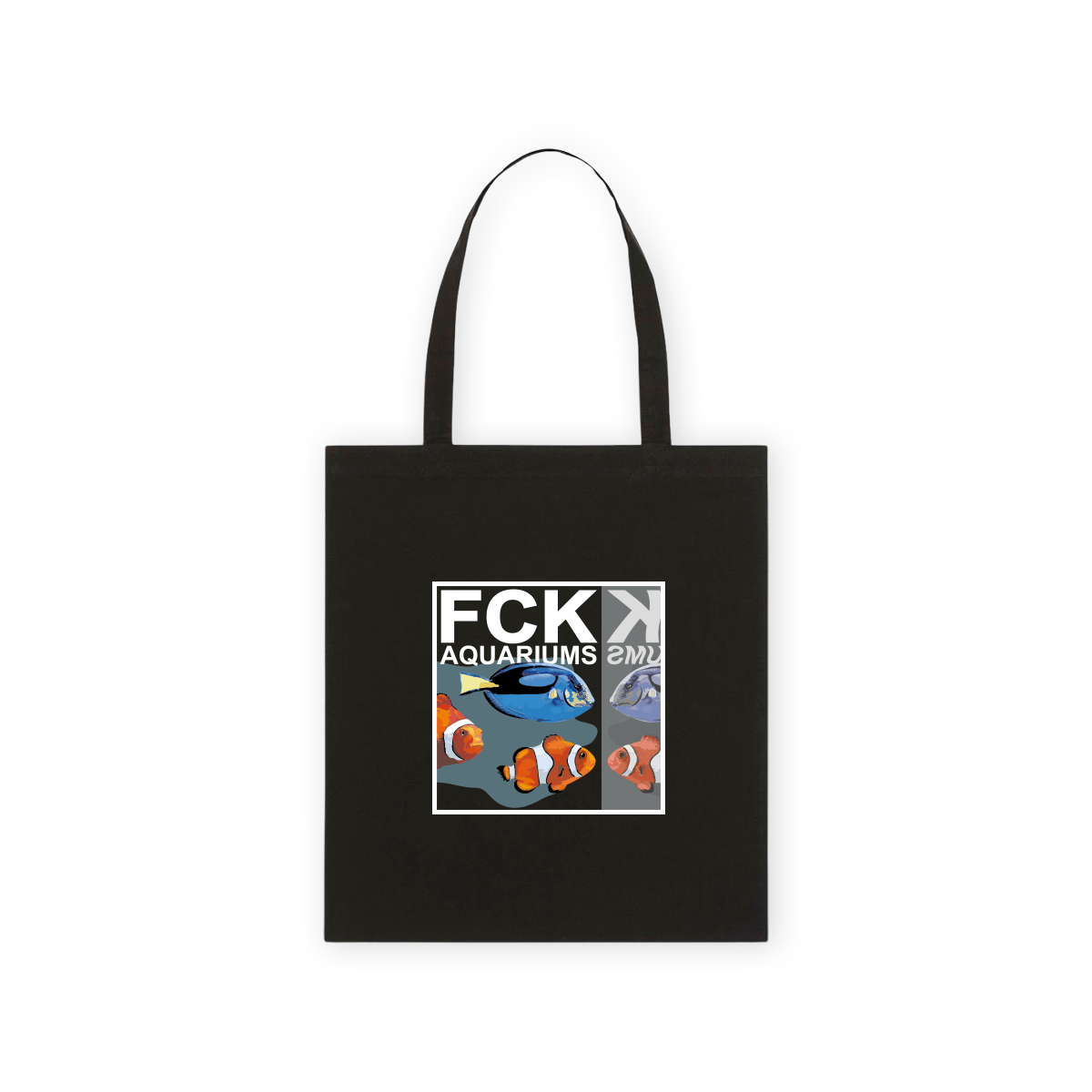 Bio-Jutebeutel "FCK AQUARIUMs" Nemo