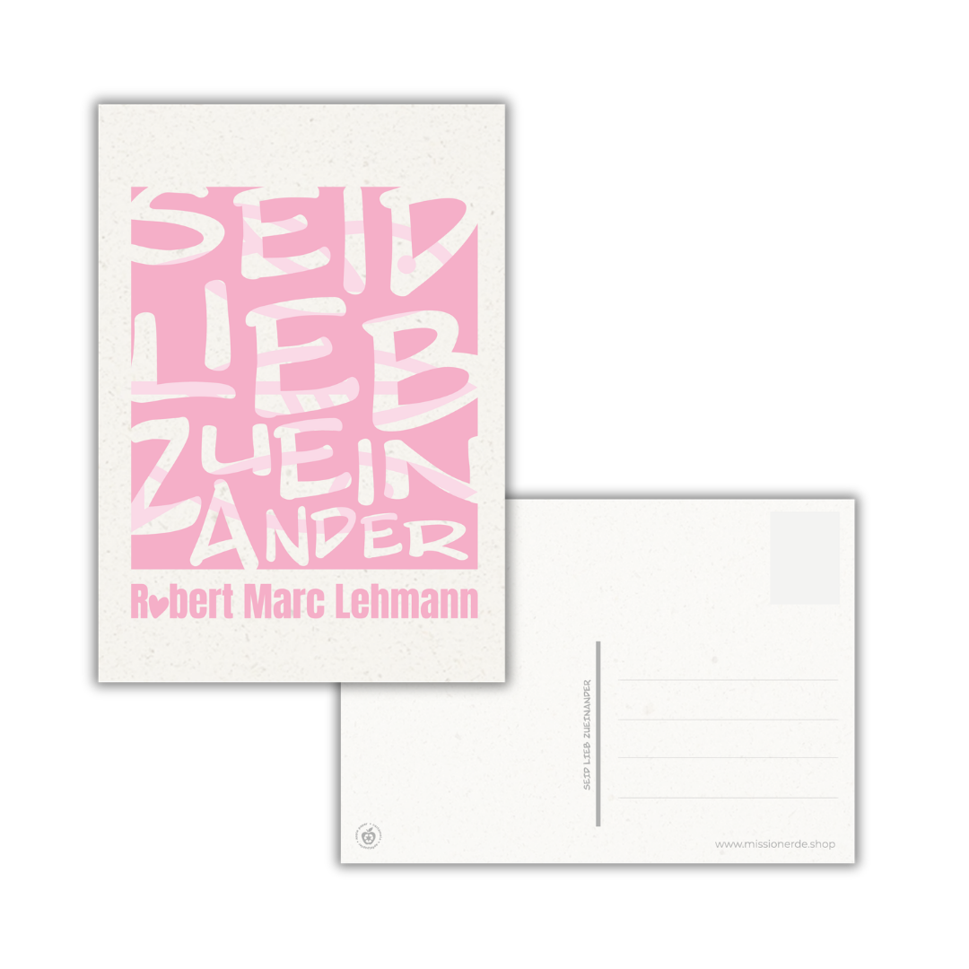 Postkartenset "Seid lieb zueinander"