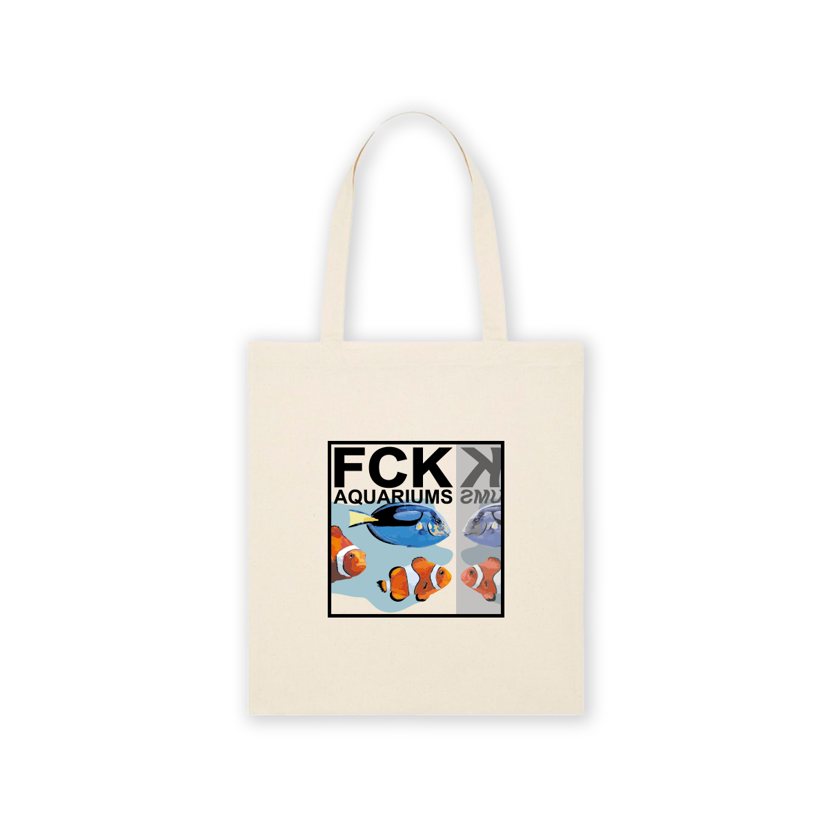 Bio-Jutebeutel "FCK AQUARIUMs" Nemo