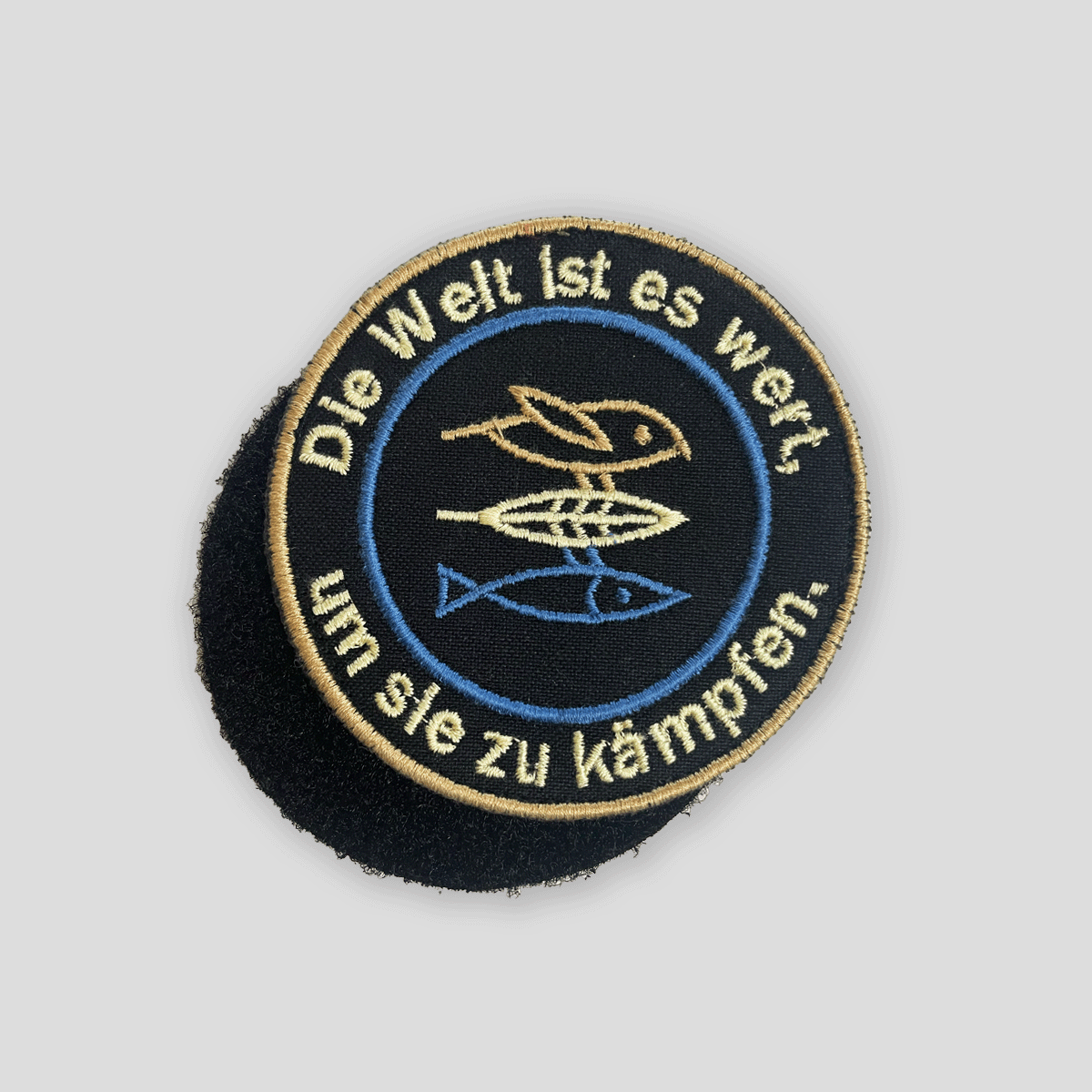 Patch "Die Welt ist es wert, um sie zu kämpfen" Original-Farbvariante