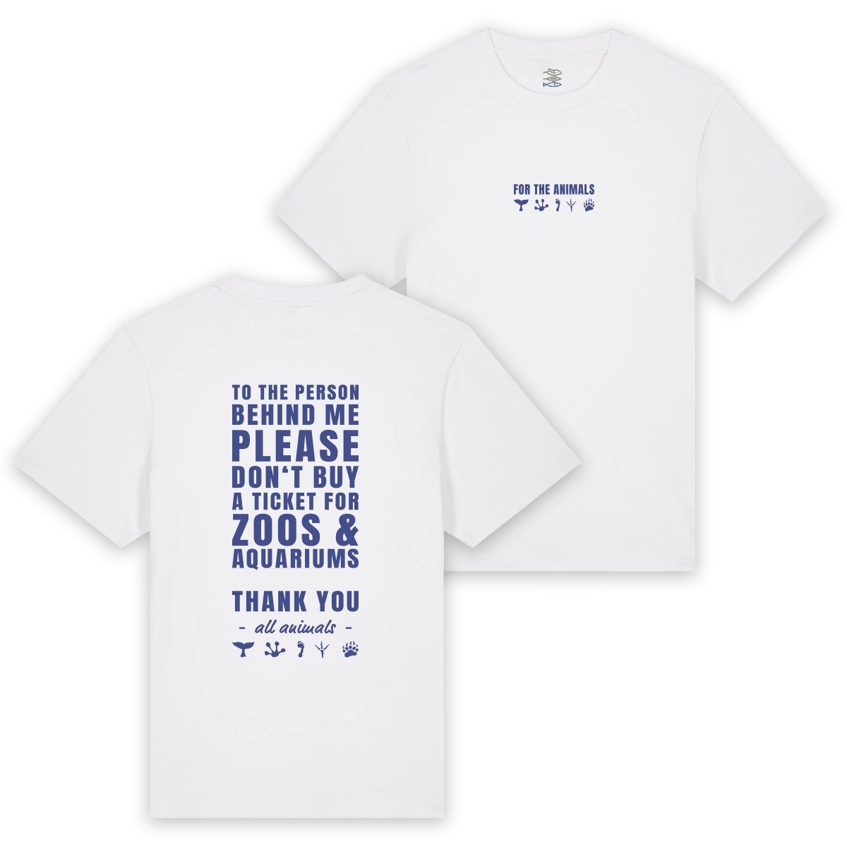 T-Shirt oversized "for the animals"