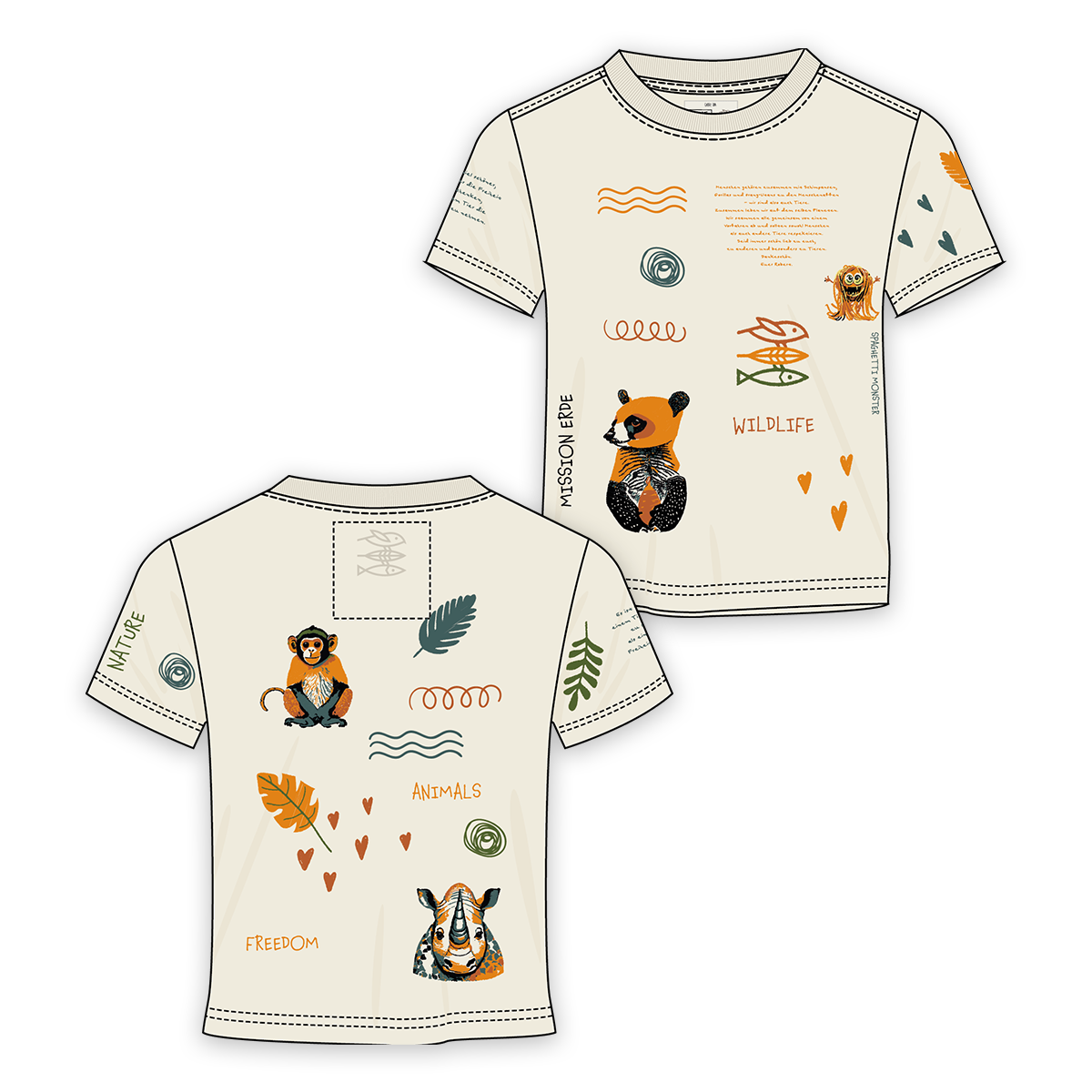 Kinder T-Shirt "WILDLIFE"