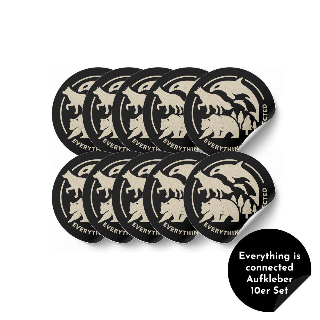 Sticker "Everything is connected"