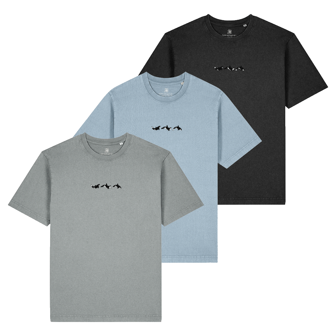 Oversize Vintage T-Shirt "Orca"