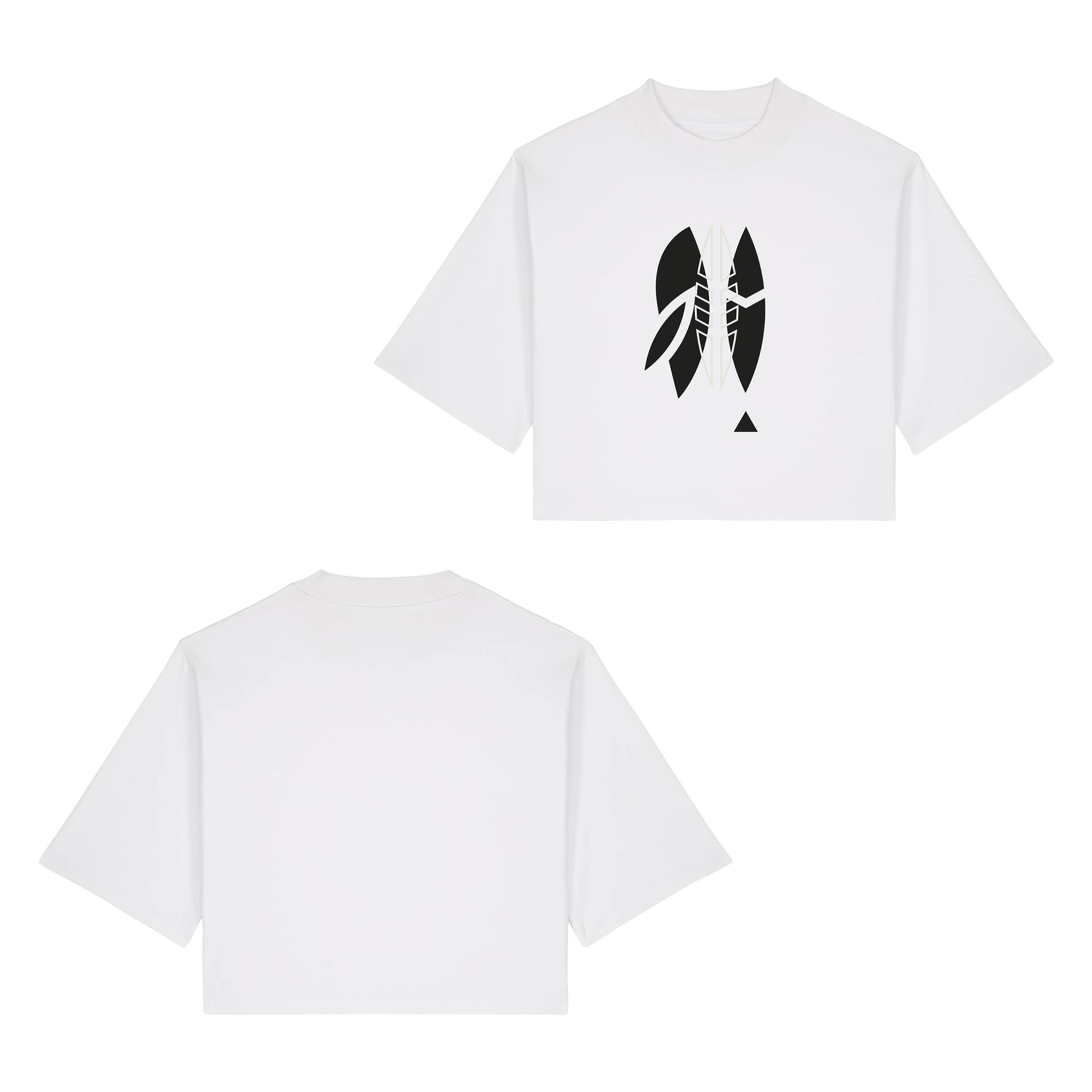 T-Shirt Women "Tribal" white