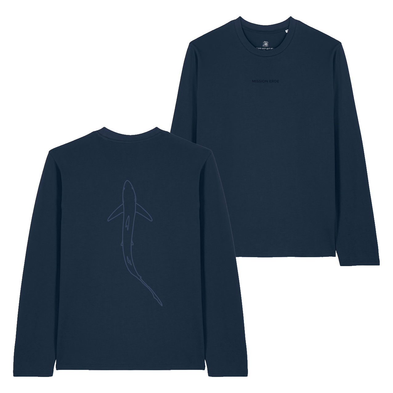 Longsleeve "Mission Blauhai"