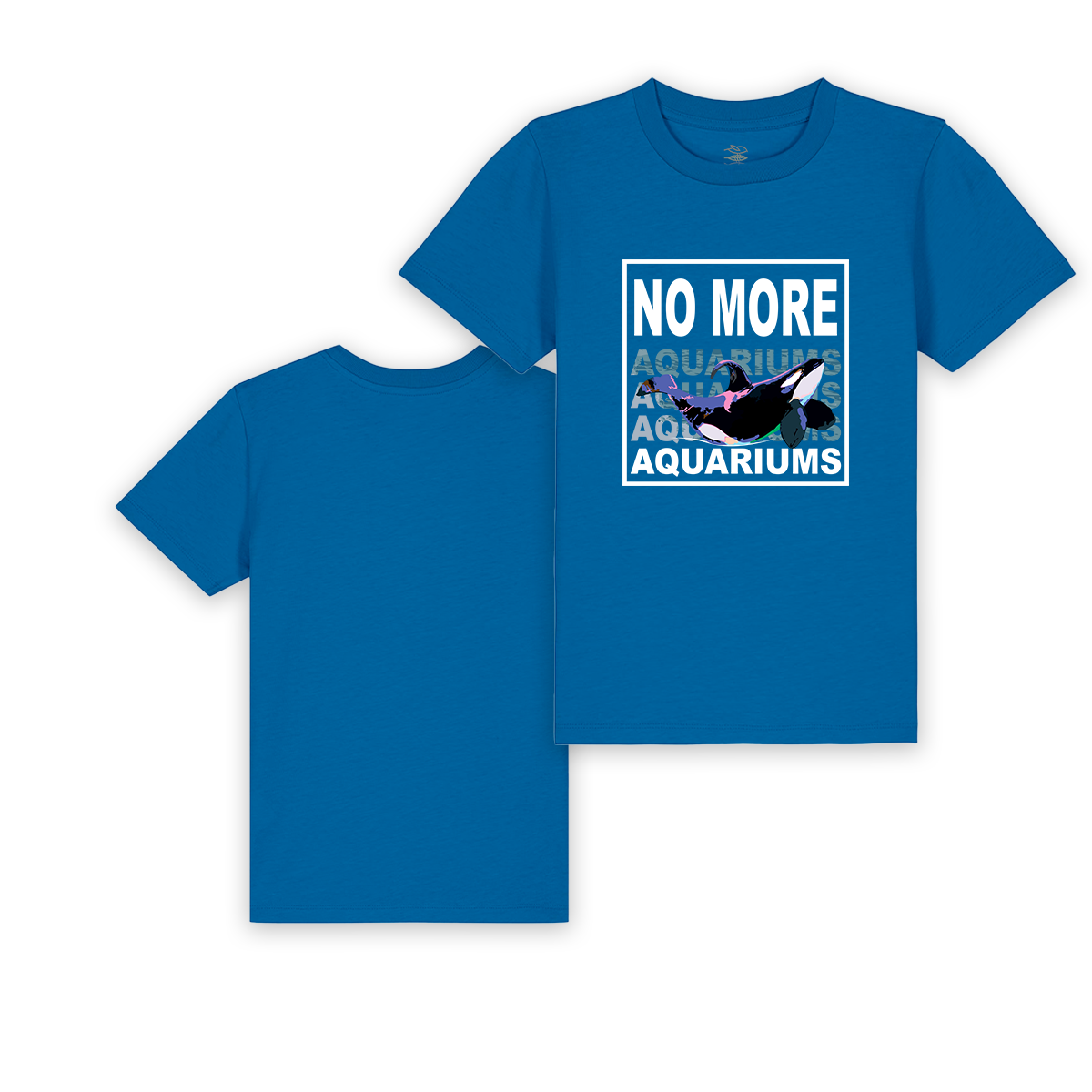 Kinder T-Shirt "NO MORE AQUARIUMS" Orca