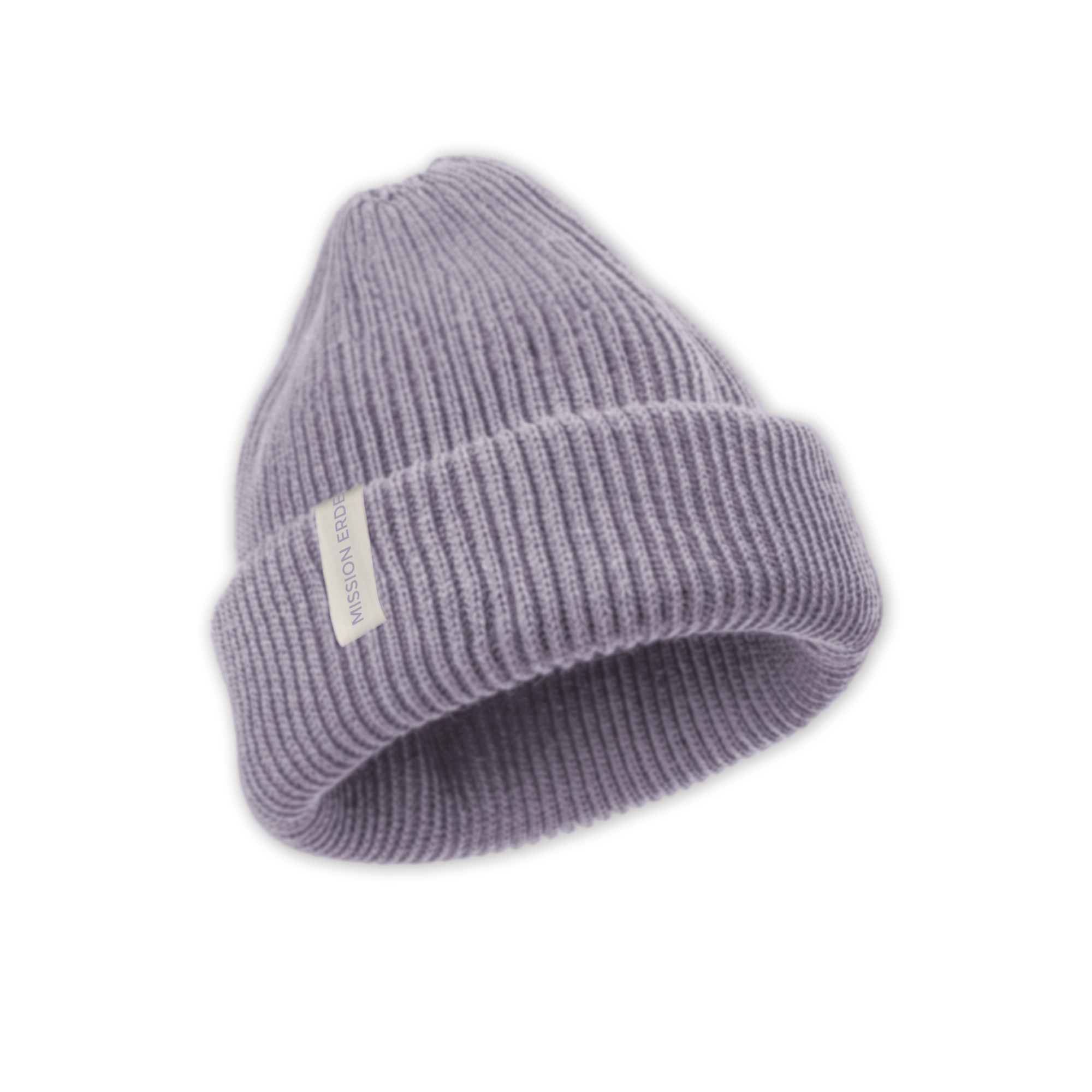 Beanie "Mission Erde" Label soft-rib