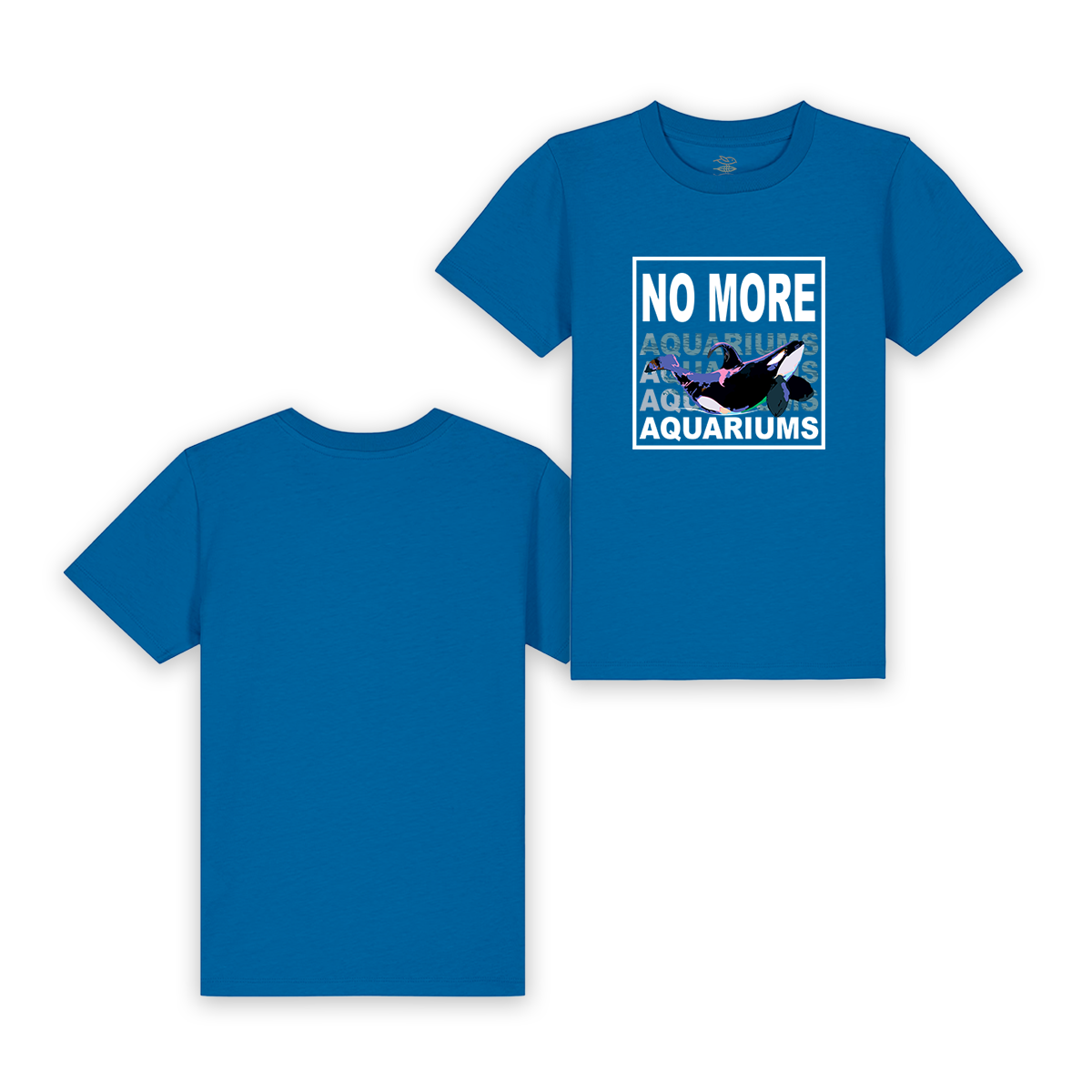Kinder T-Shirt "NO MORE AQUARIUMS" Orca