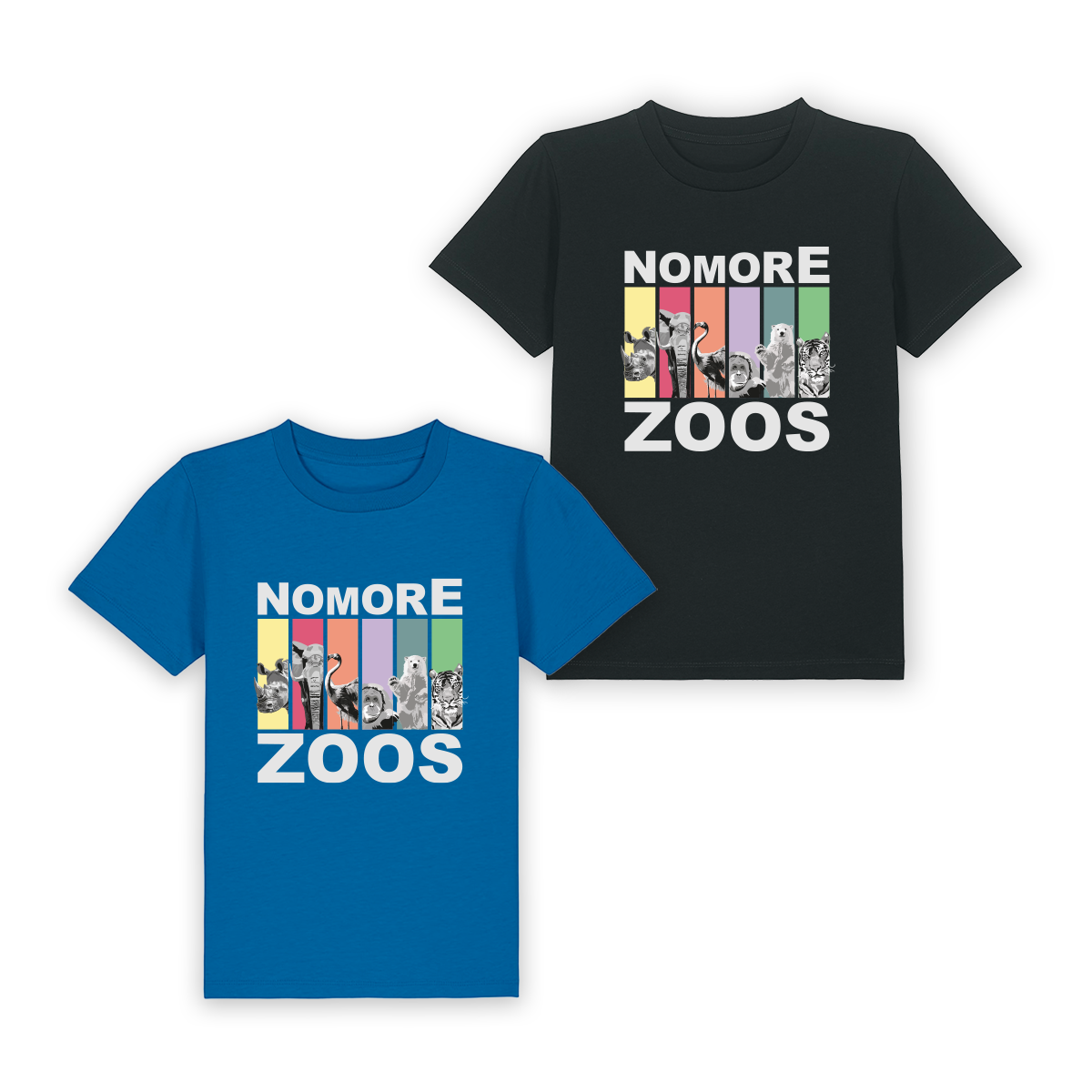Kinder T-Shirt "NO MORE ZOOs" Edition