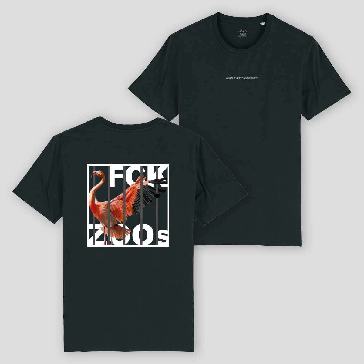 T-Shirt "FCK ZOOs" Flamingo