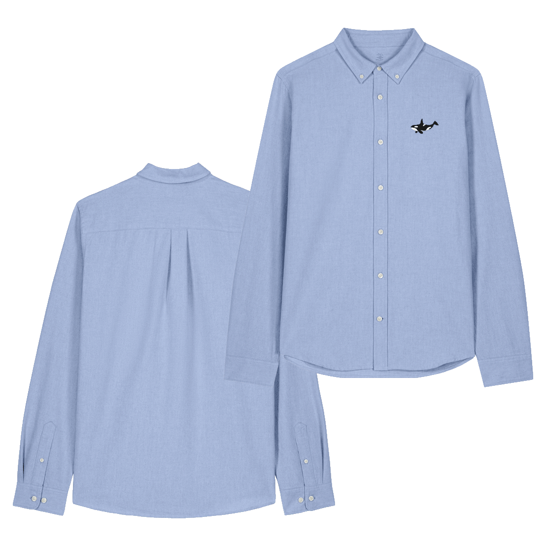 Hemd Men "Orca" blue