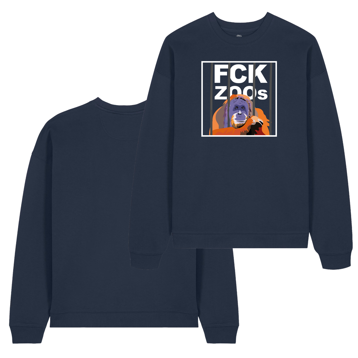 Unisex Oversize Sweatshirt "FCK Zoos"
