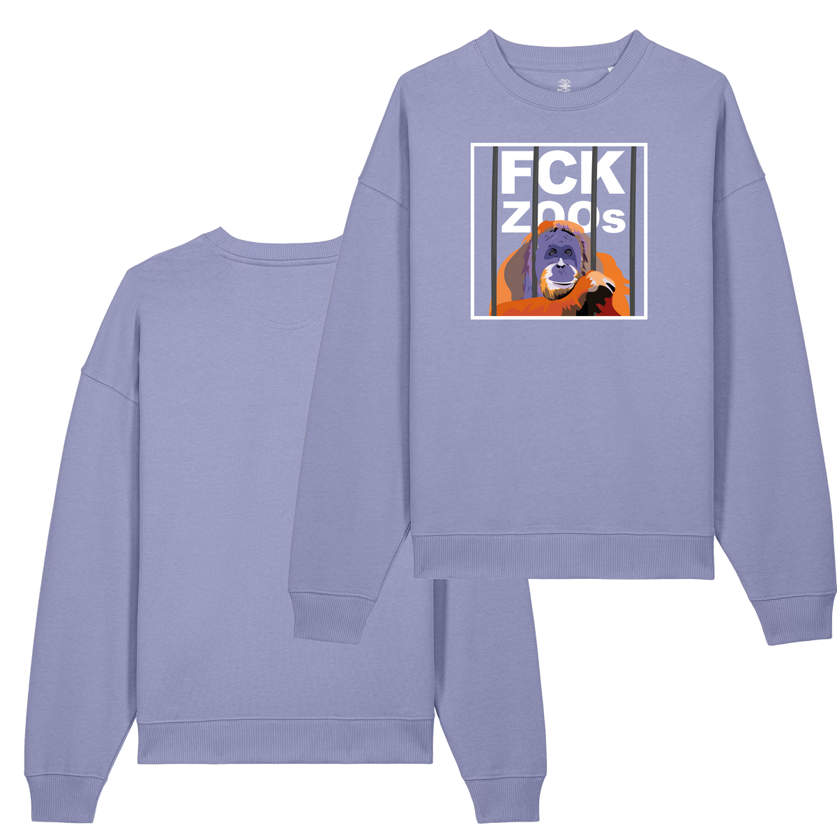 Unisex Oversize Sweatshirt "FCK Zoos"
