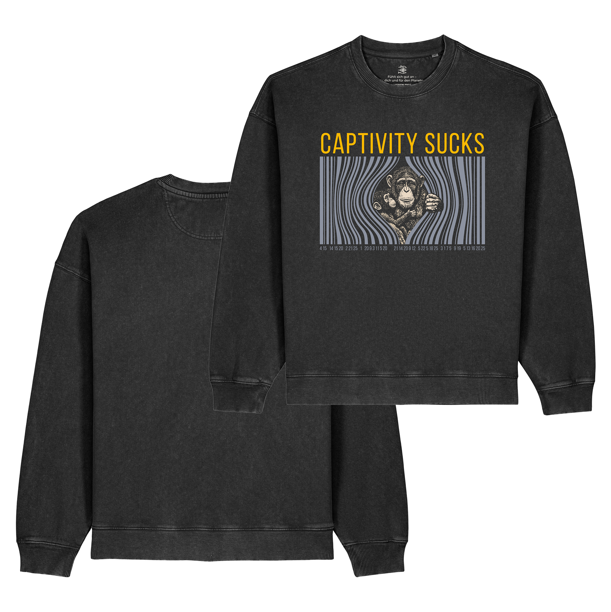 Unisex Oversize Sweatshirt "Captivity sucks"