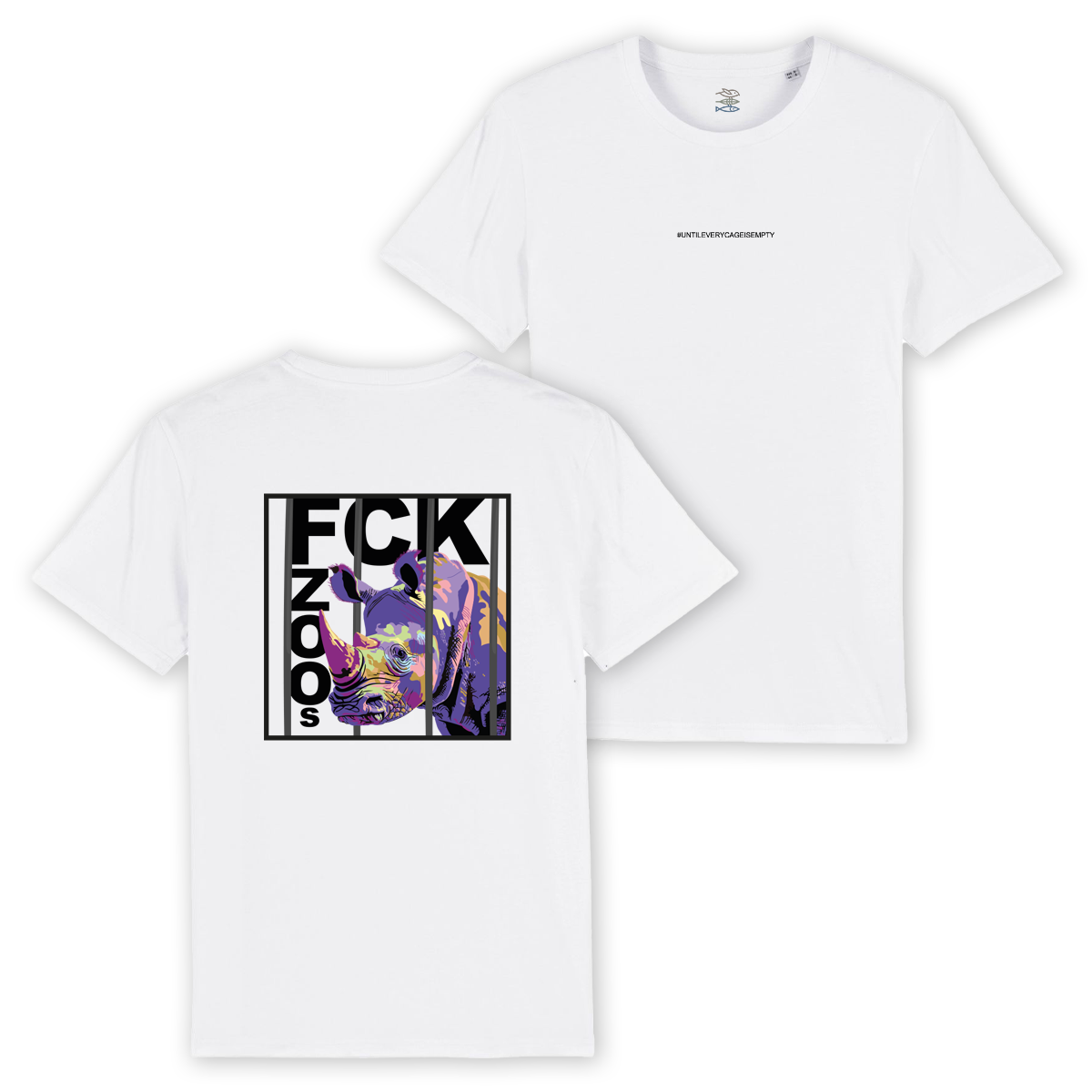 T-Shirt "FCK ZOOs" Nashorn