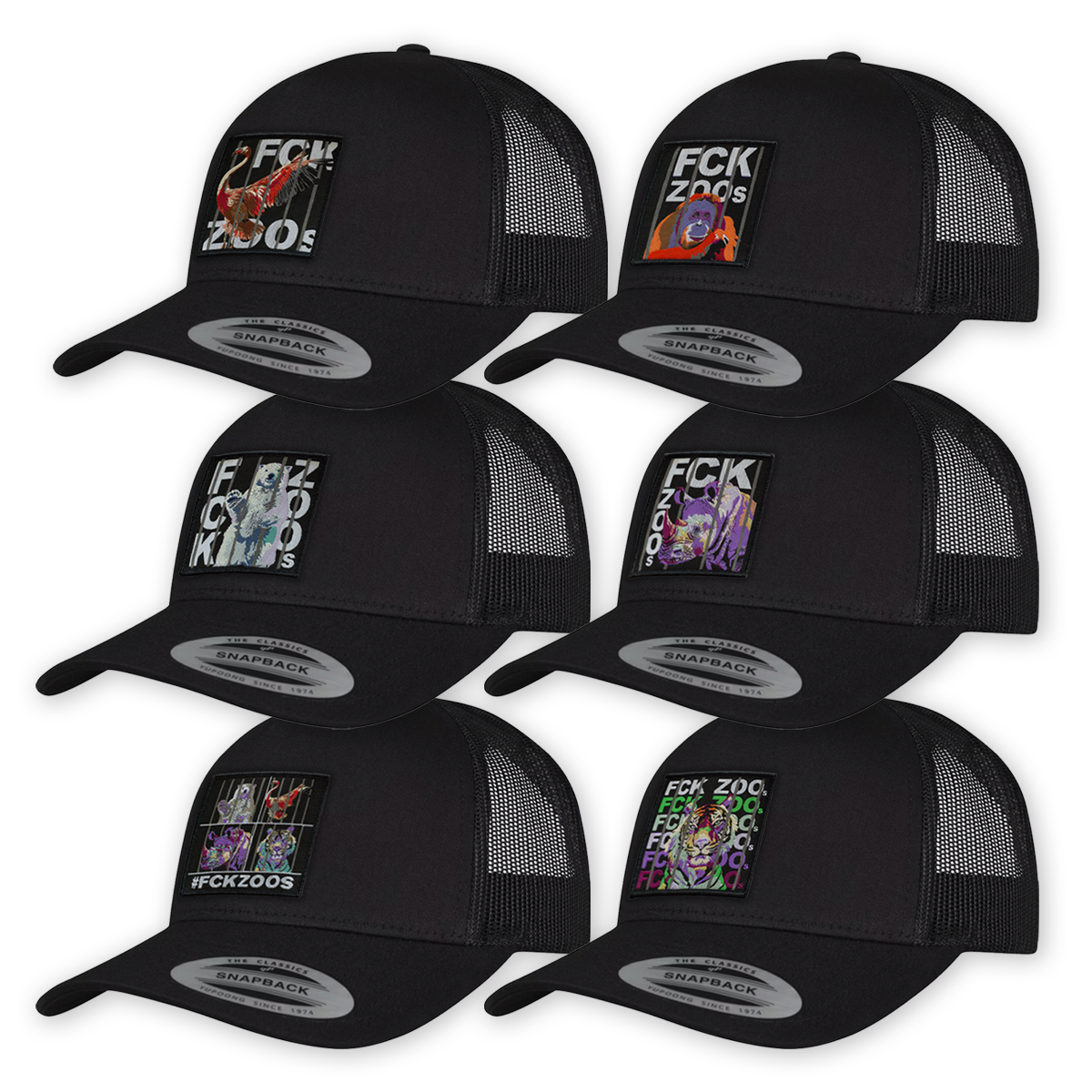 Onesize Mesh Cap "FCK ZOOs"