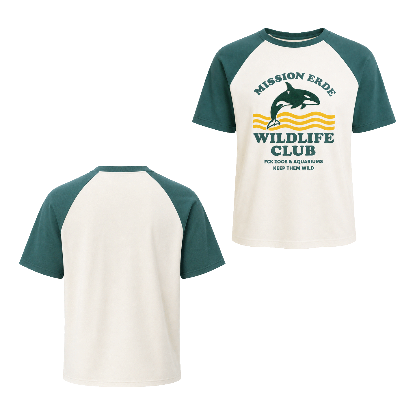 Raglan T-Shirt "Wildlife Club"
