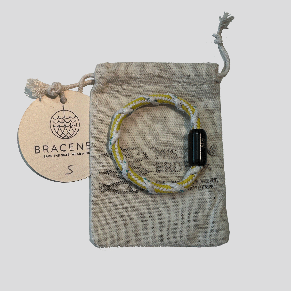 Armband Bracenet "Weiß/Gelb"