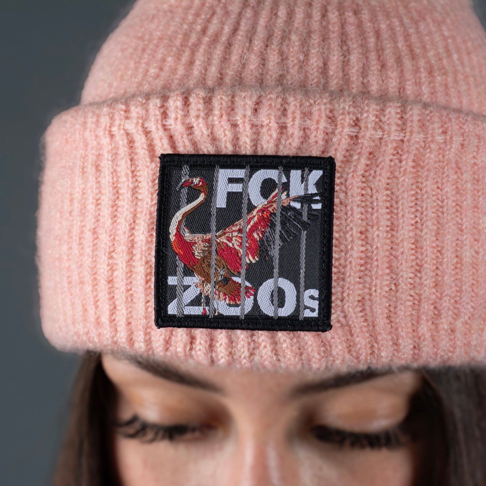 Beanie "FCK ZOOs" soft-rib