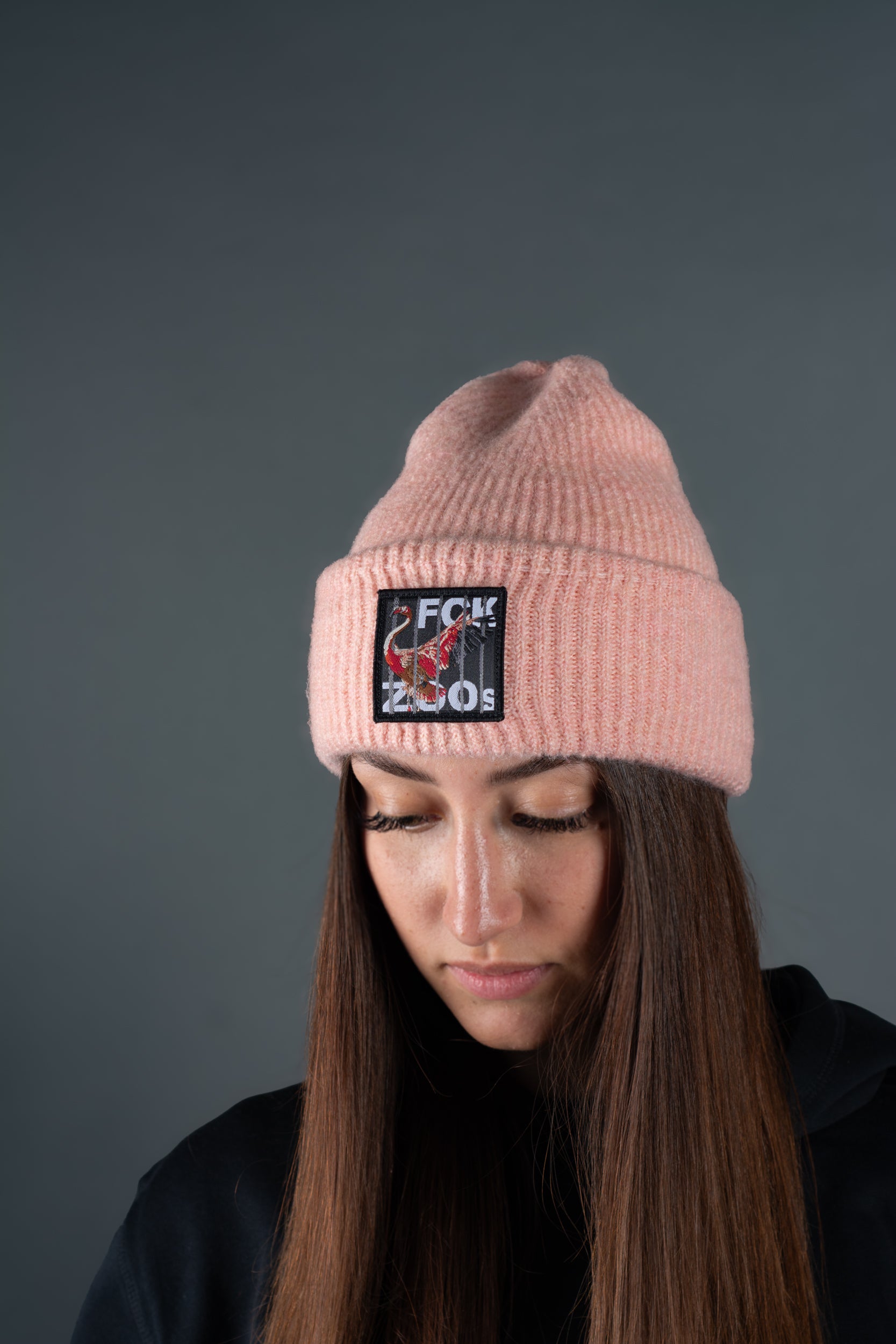 Beanie "FCK ZOOs" soft-rib