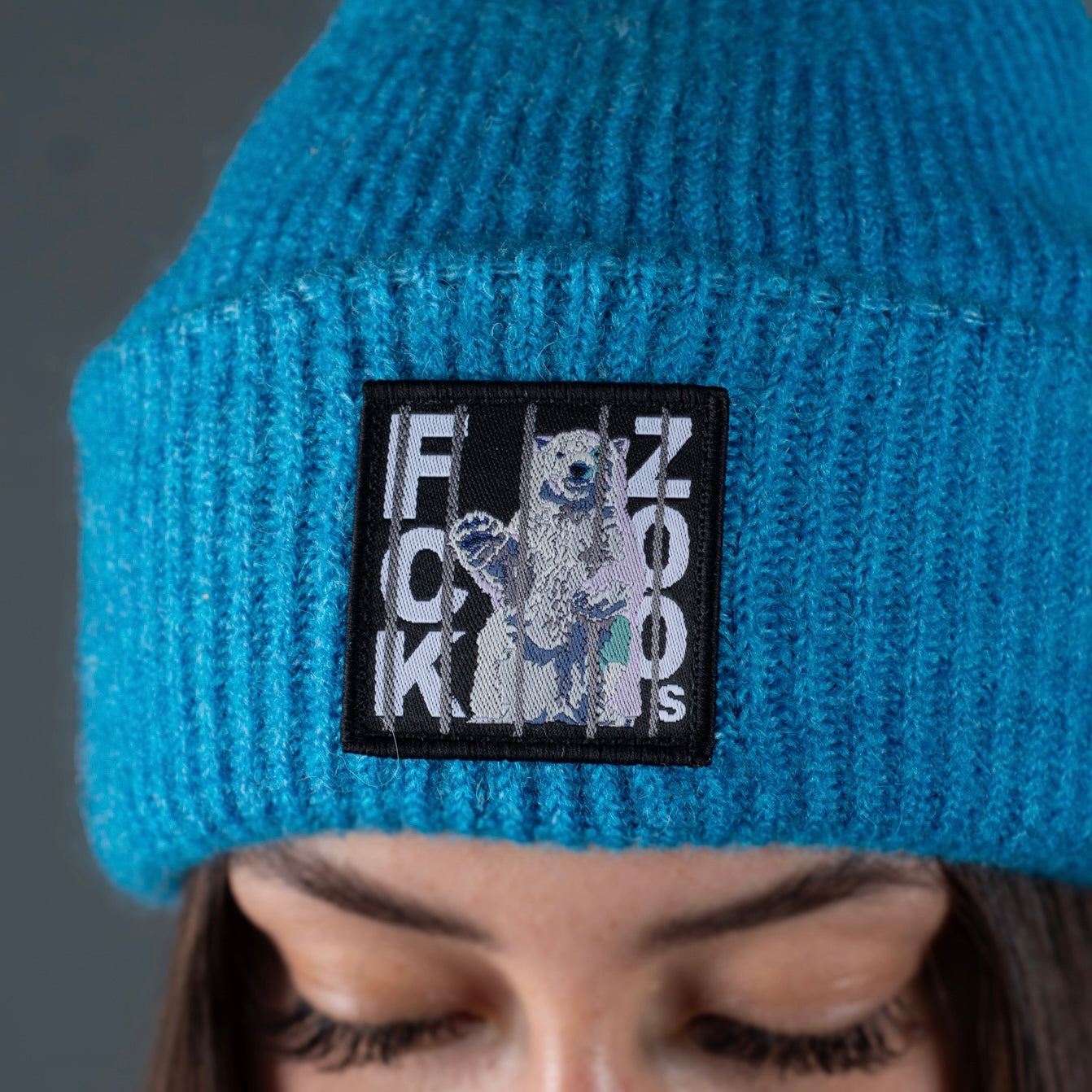 Beanie "FCK ZOOs" soft-rib