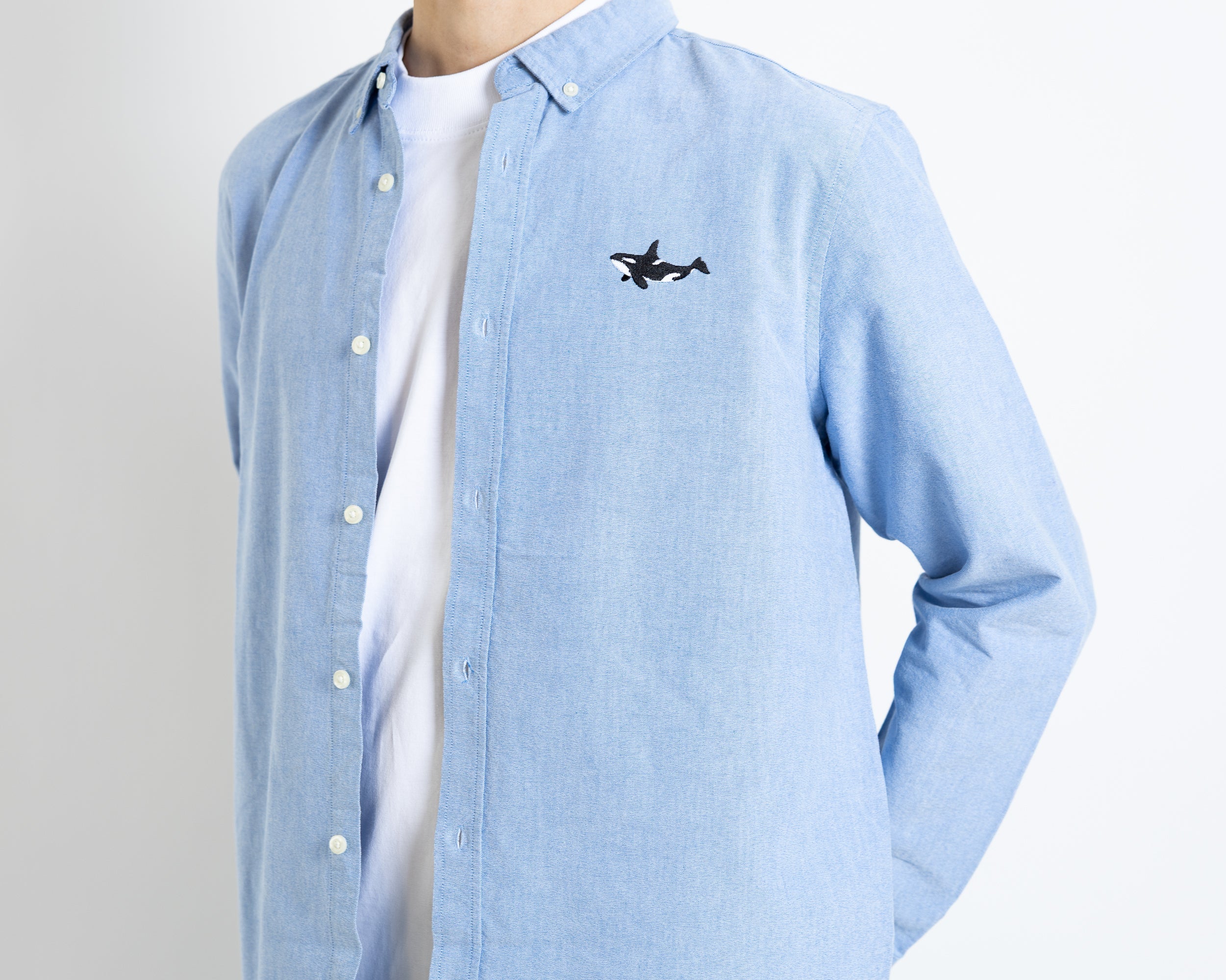 Hemd Men "Orca" blue