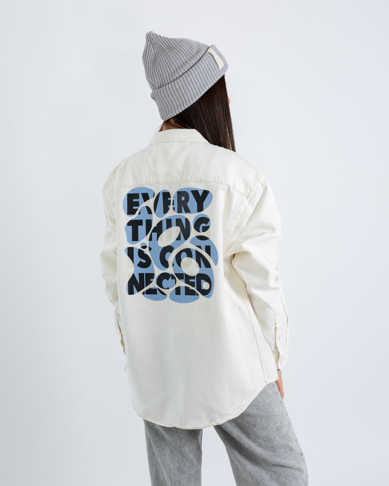 Hemd "Everything is connected - Aqua"