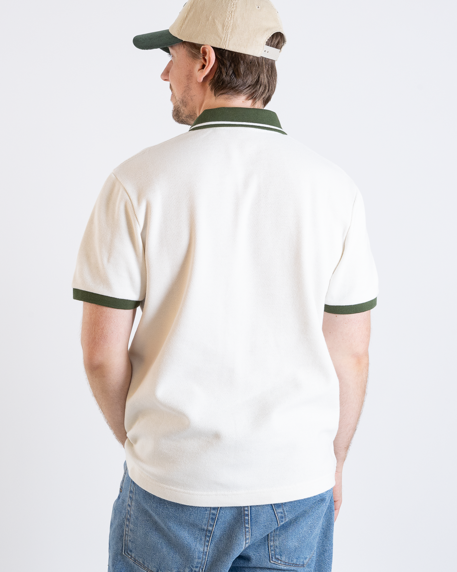 Unisex Poloshirt "Mission Erde" beige