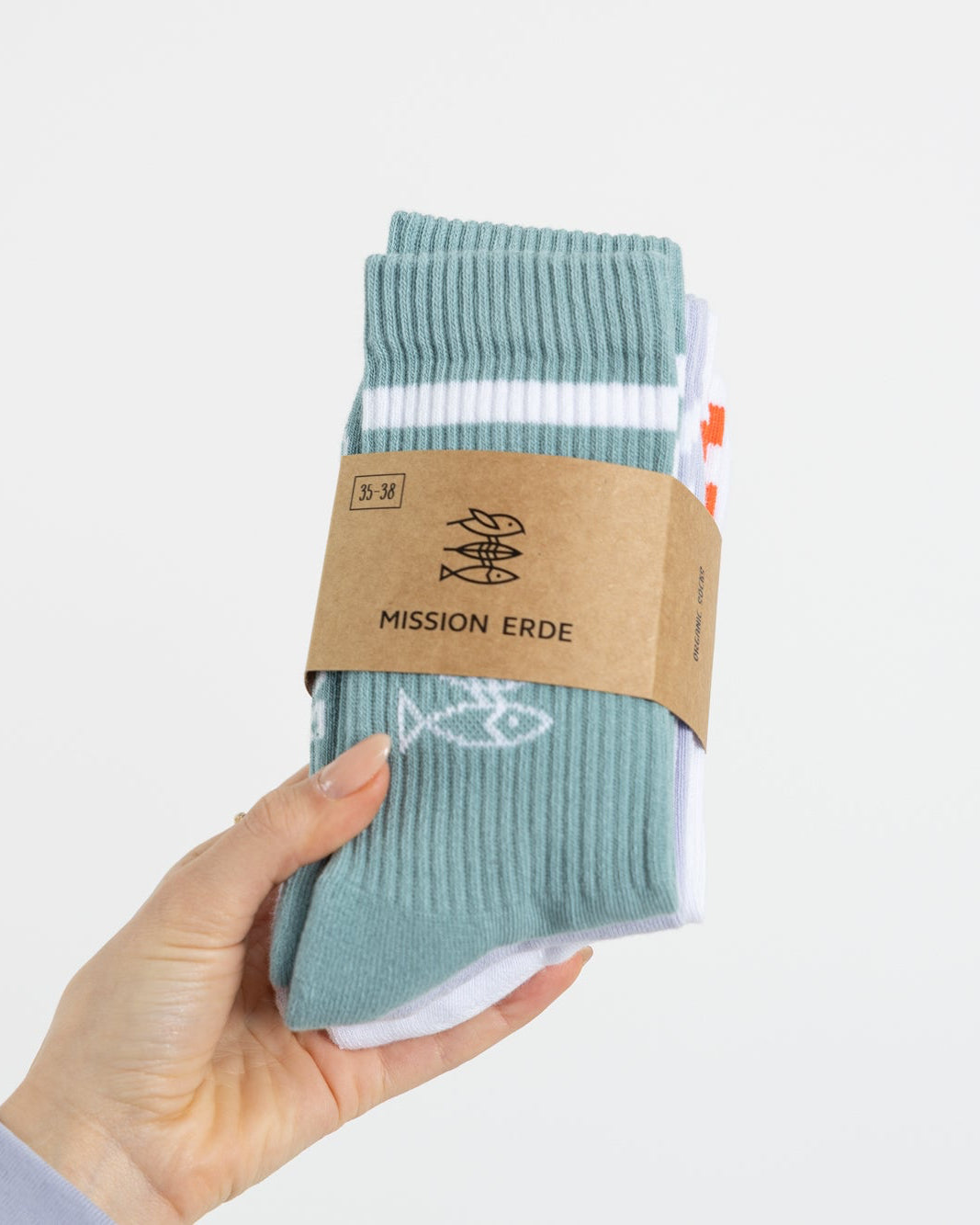 Sportsocken "Mission Erde" 3er-Pack Bunt