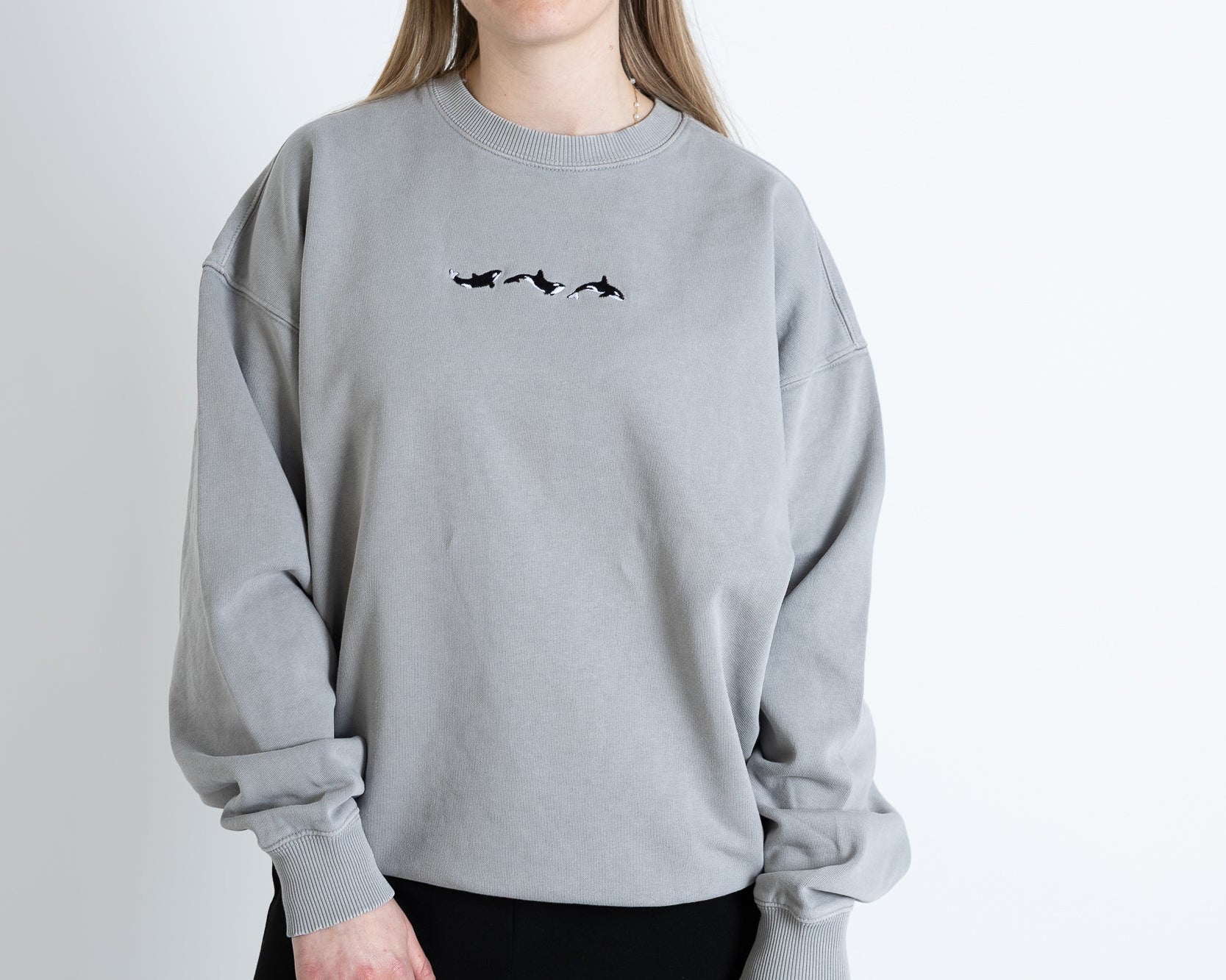 Oversize Vintage Sweatshirt "Orca"