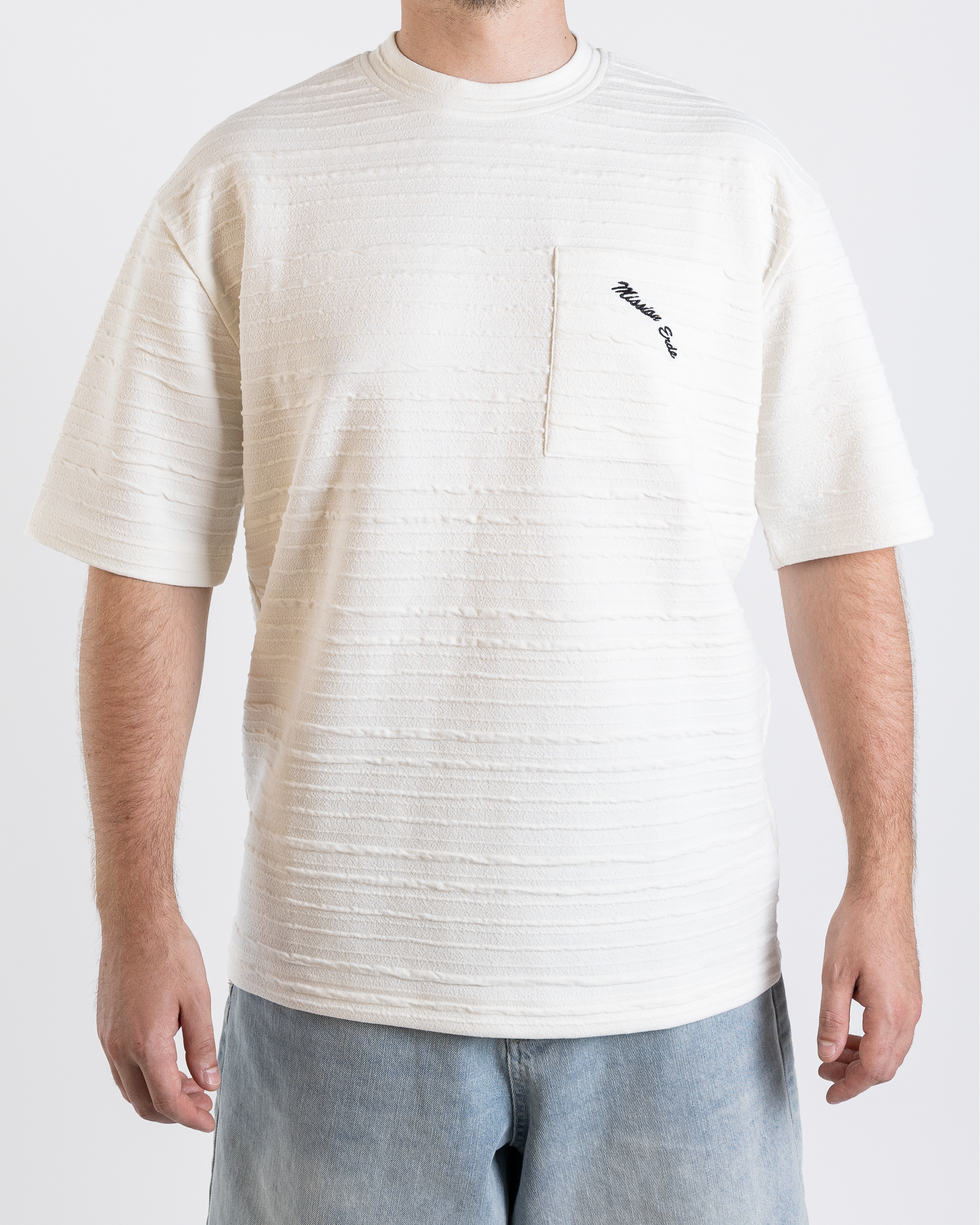 Unisex T-Shirt "Mission Erde" mit aufgesetzter Brusttasche