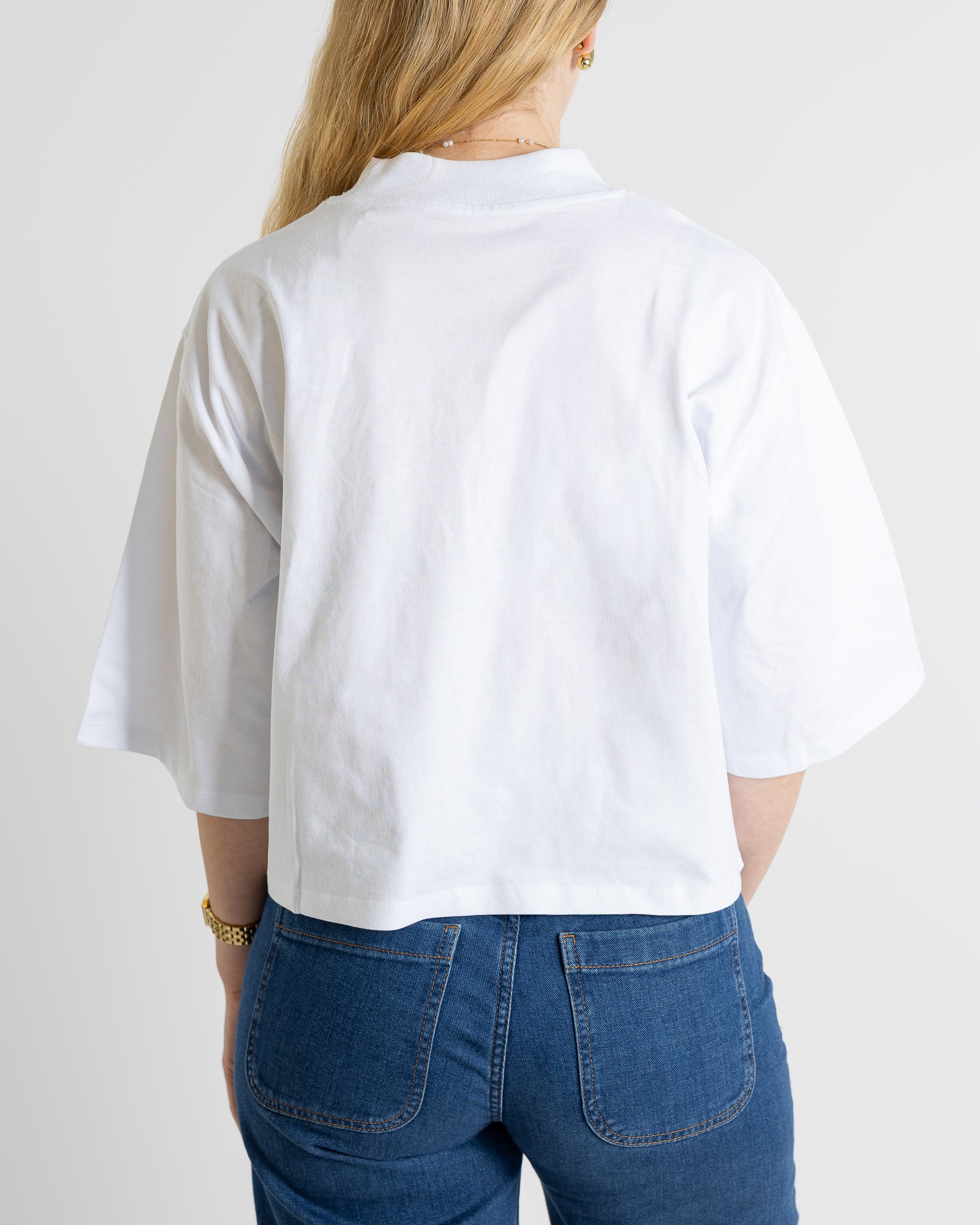 T-Shirt Women "Tribal" white