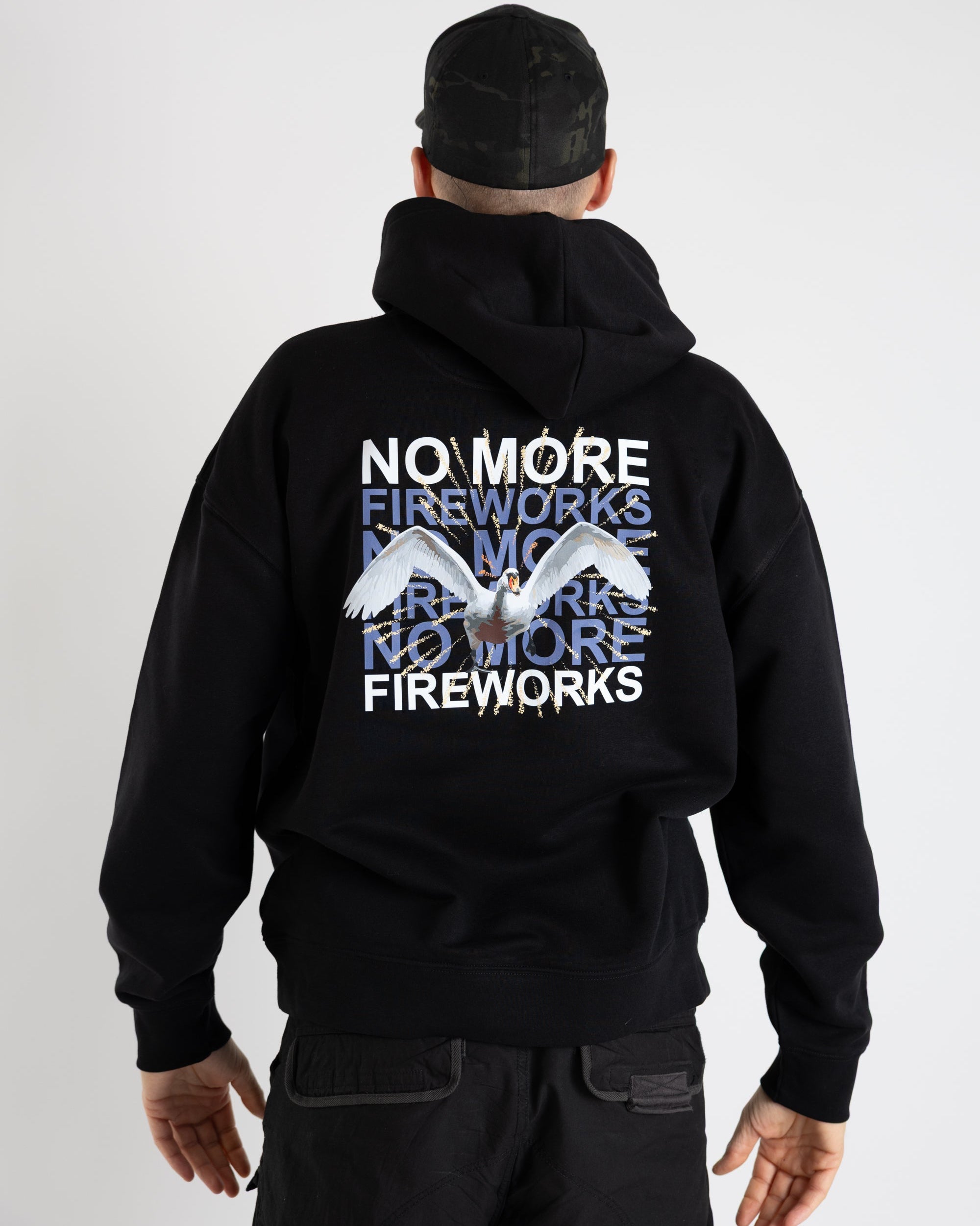 Hoodie "NO MORE FIREWORKS" New Year's Edition
