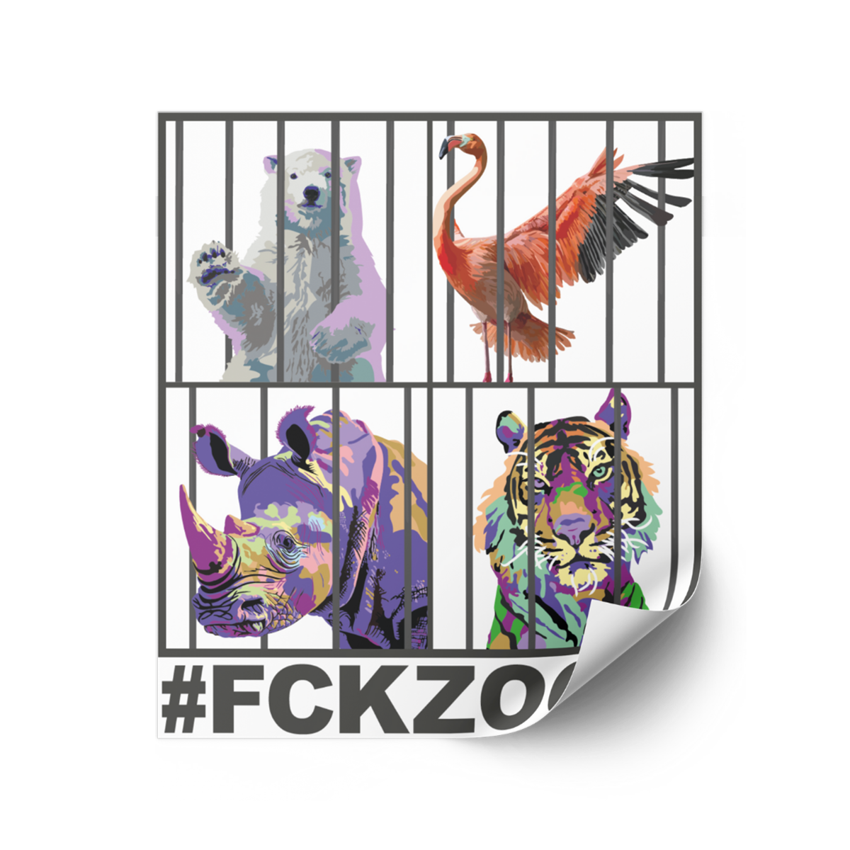 Autoaufkleber "FCK ZOOs" Special Edition