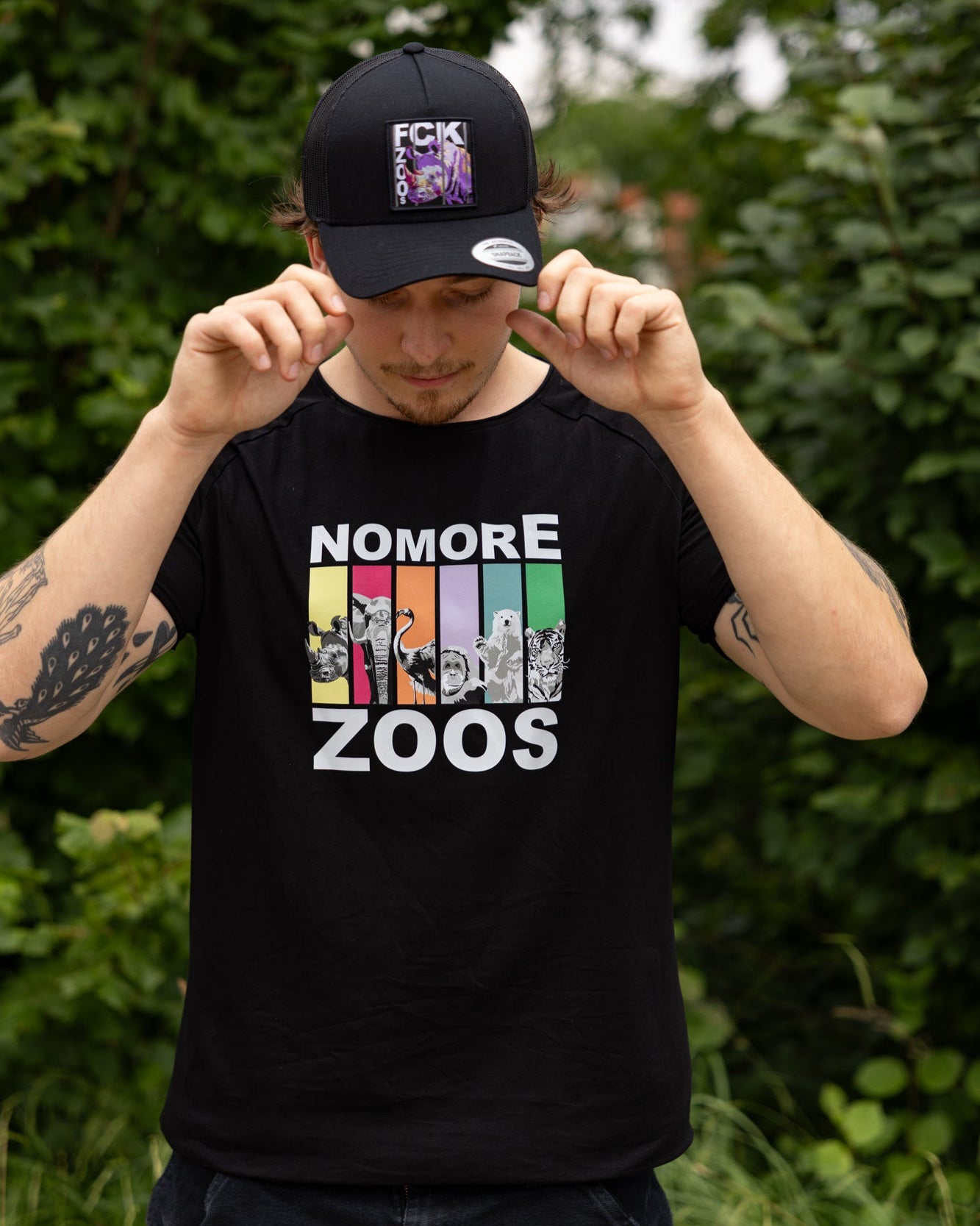 T-Shirt Men "NO MORE ZOOs" Edition