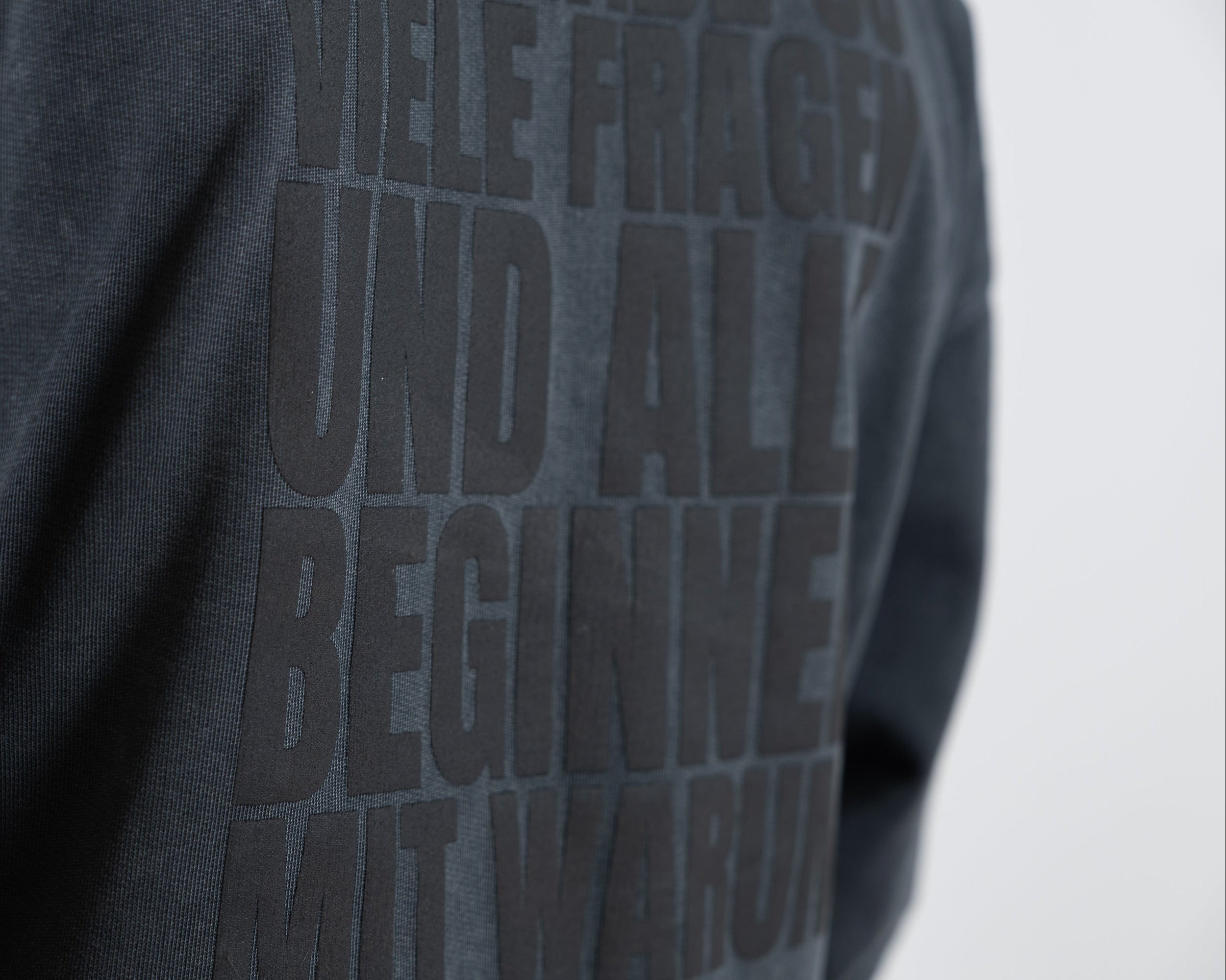 Unisex Oversize Sweatshirt "Warum"