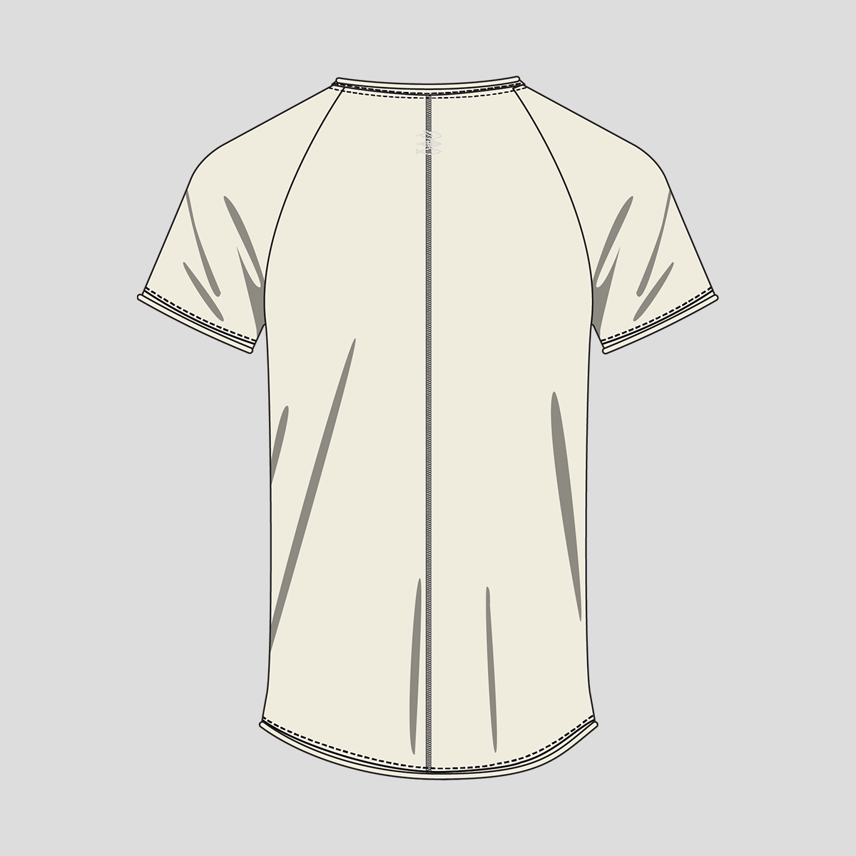 Mission Erde Men Shirt roundneck undyed