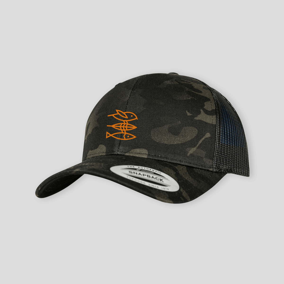 Onesize Mesh Cap "Mission Erde" Multicam Black