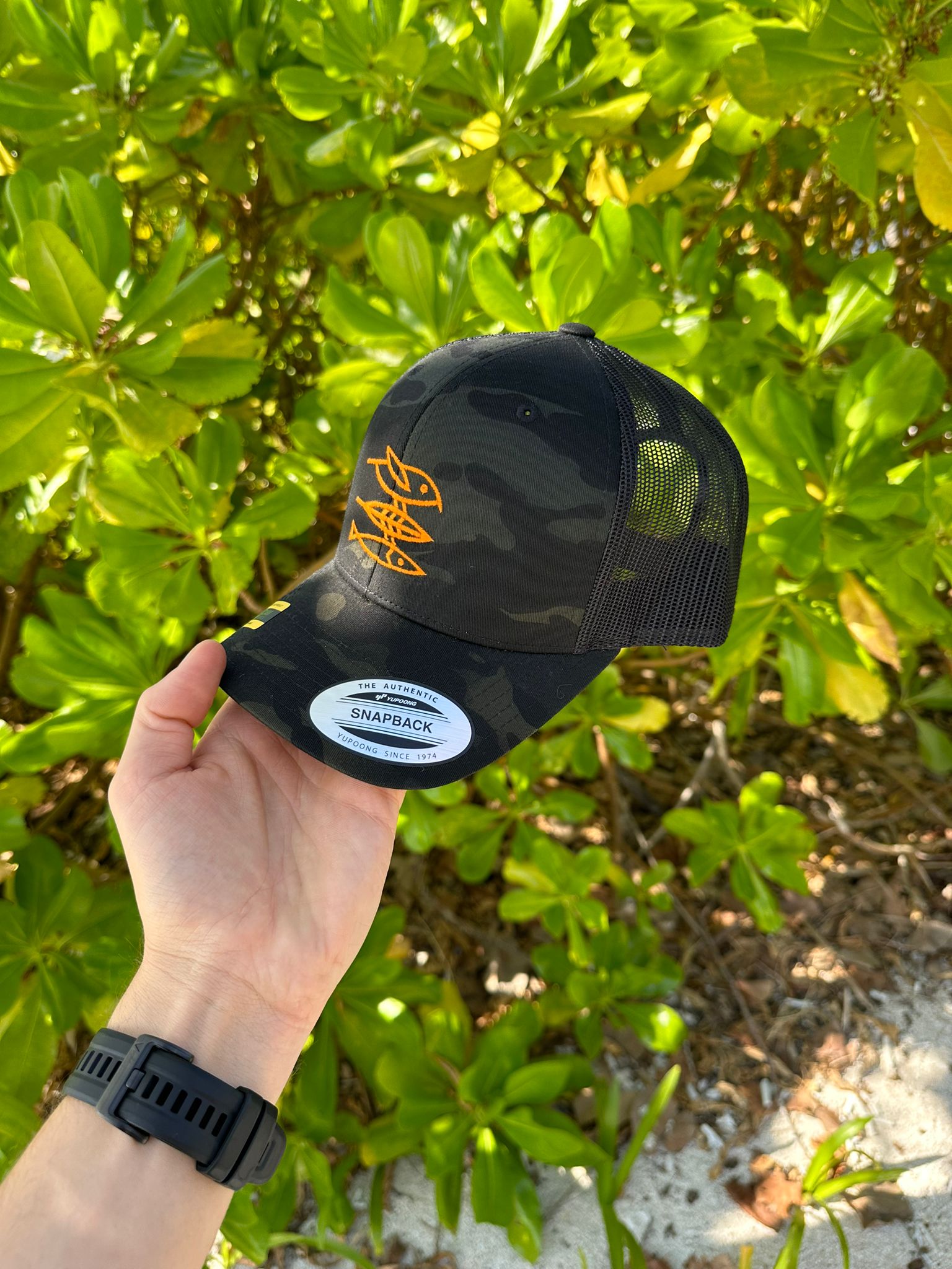 Onesize Mesh Cap "Mission Erde" Multicam Black