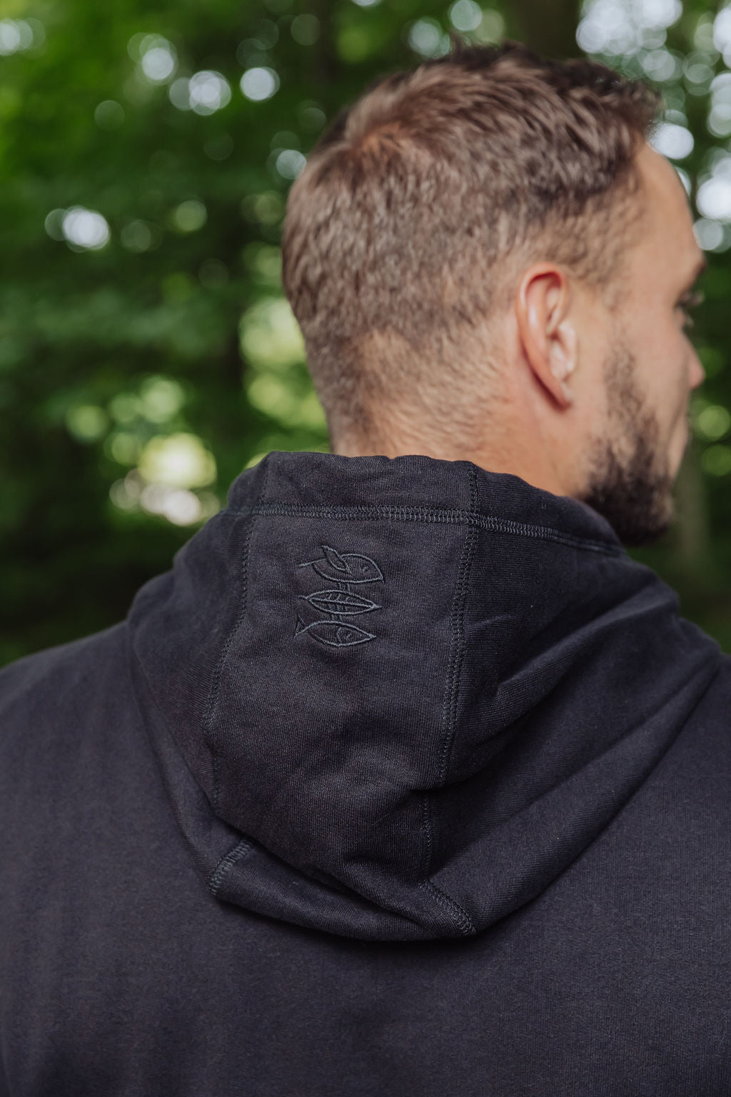 Hoodie Herren "Mission Erde" black