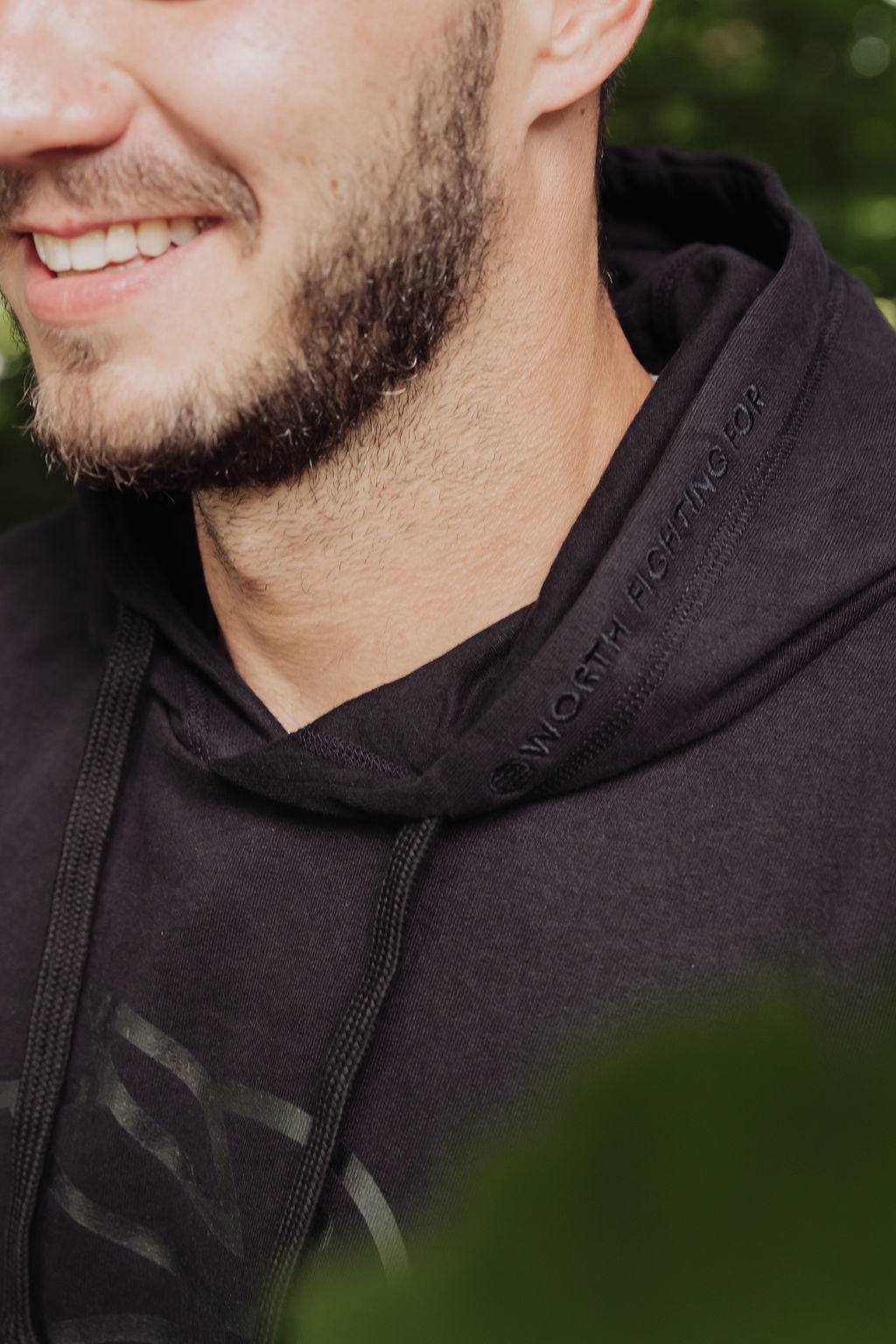 Hoodie Herren "Mission Erde" black