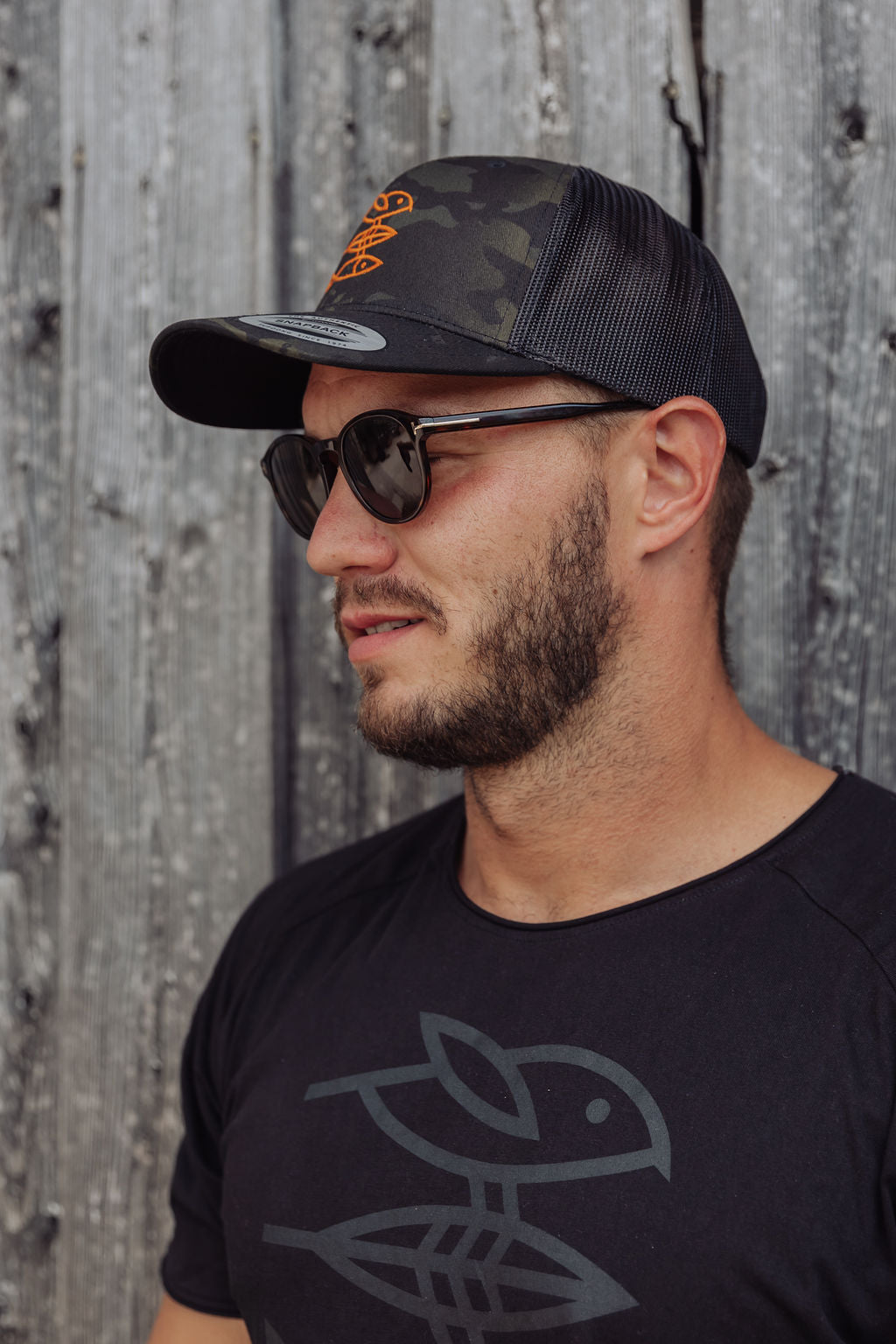 Onesize Mesh Cap "Mission Erde" Multicam black