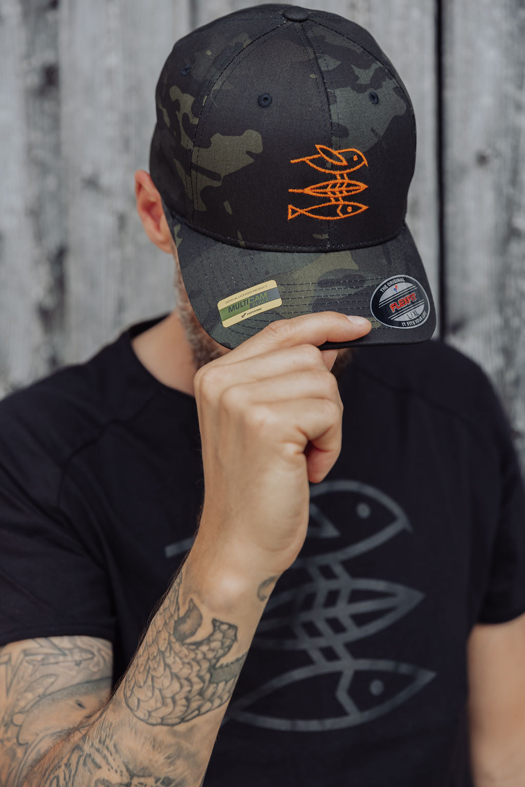 Cap "Mission Erde" Multicam black