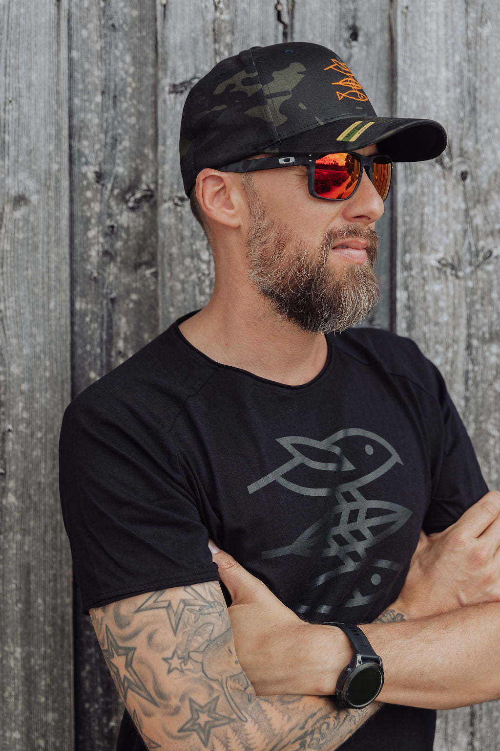 Cap "Mission Erde" Multicam black