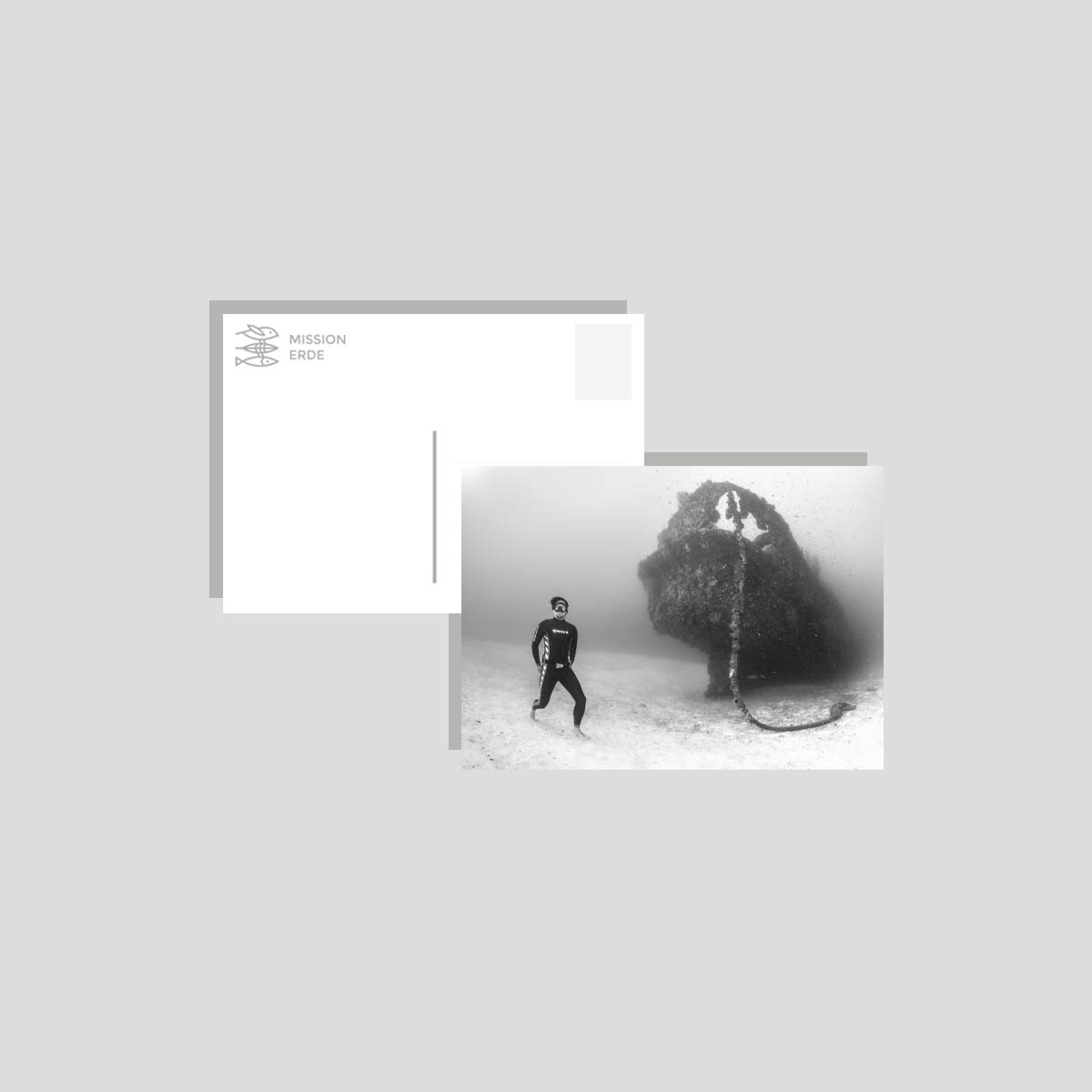 Postkarten/Minibilder 8er Set "B/W"