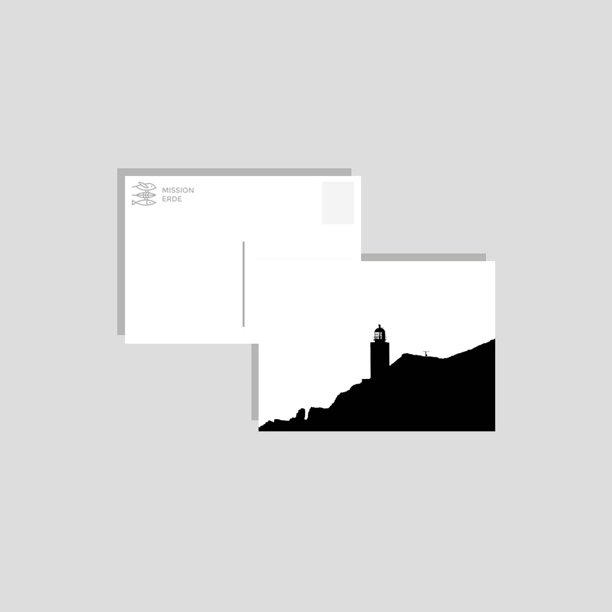 Postkarten/Minibilder 8er Set "B/W"