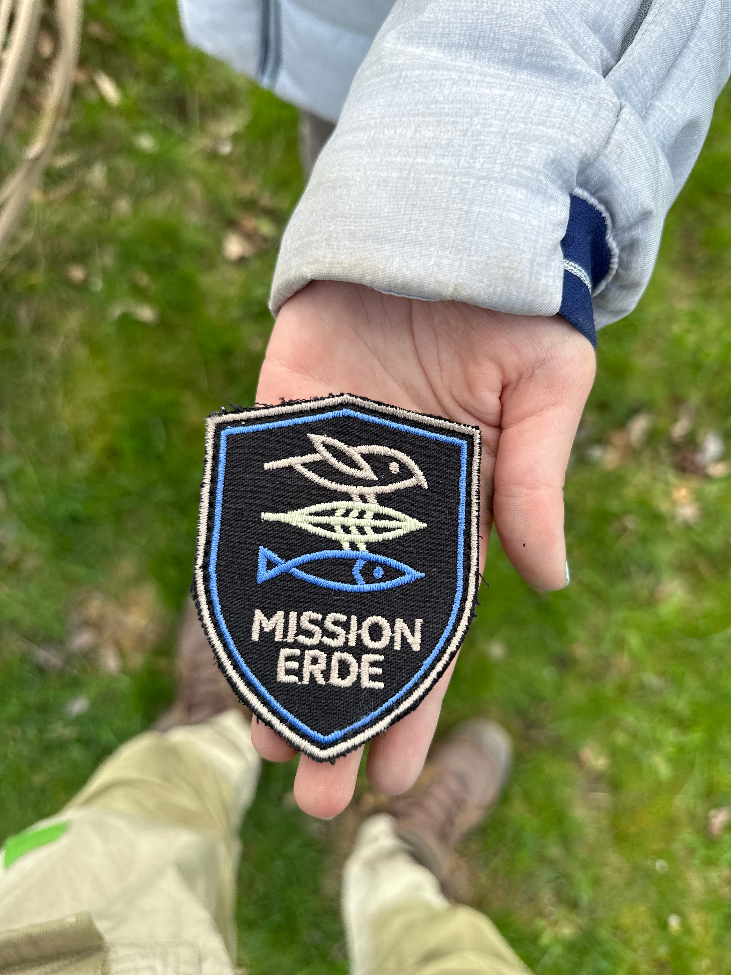Patch "Mission Erde" Original-Farbvariante