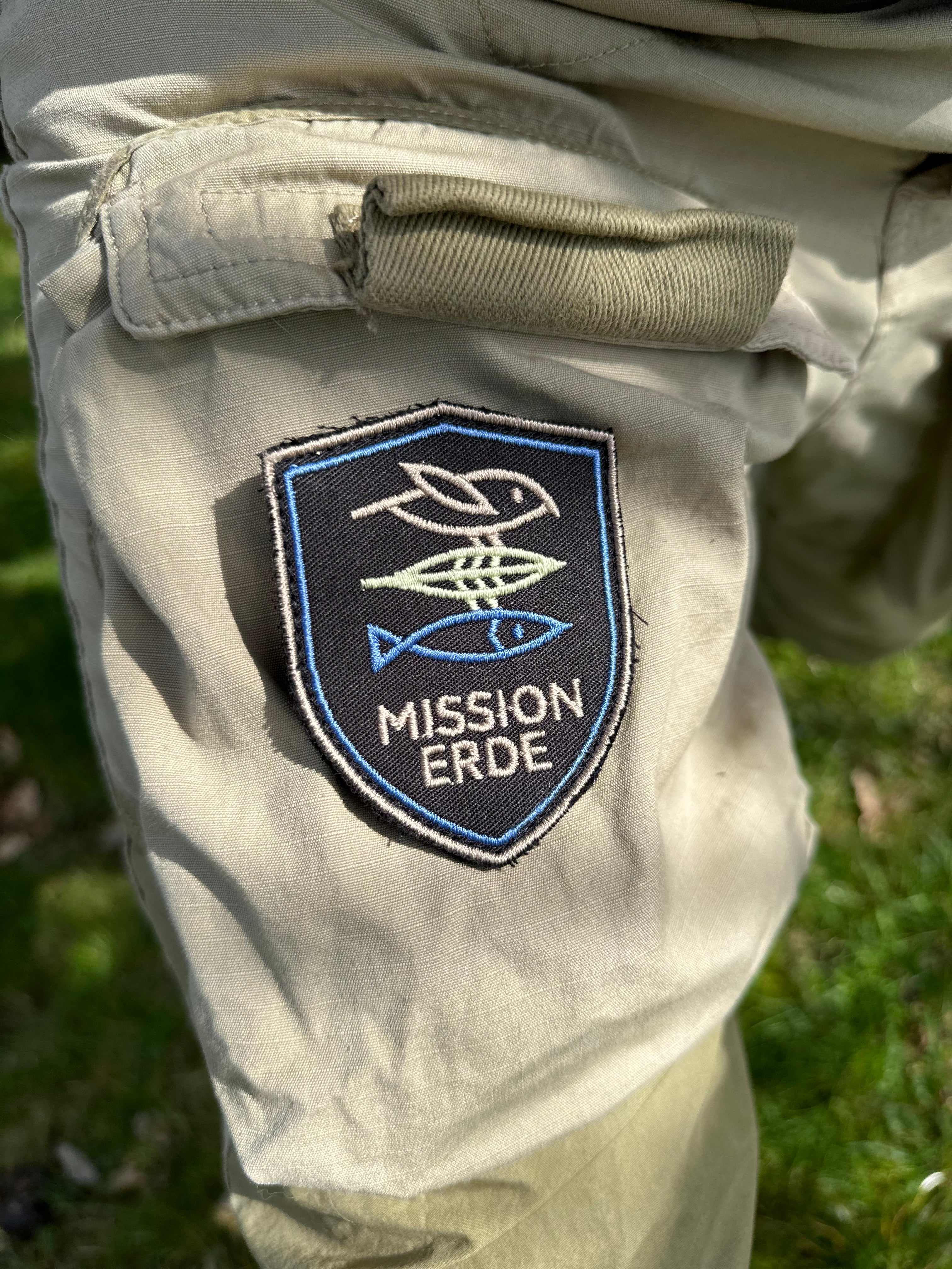 Patch "Mission Erde" Original-Farbvariante